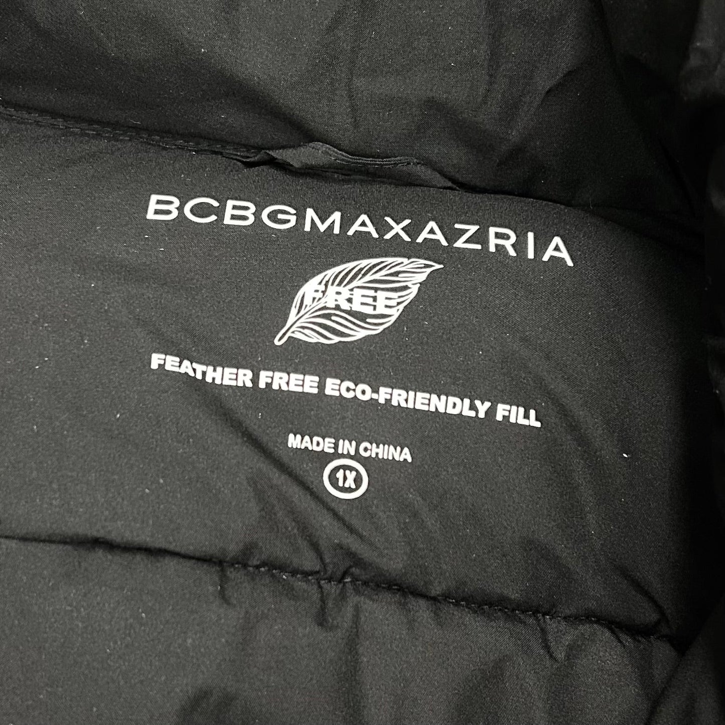 Coat Puffer & Quilted By Bcbgmaxazria In Black, Size: 1x