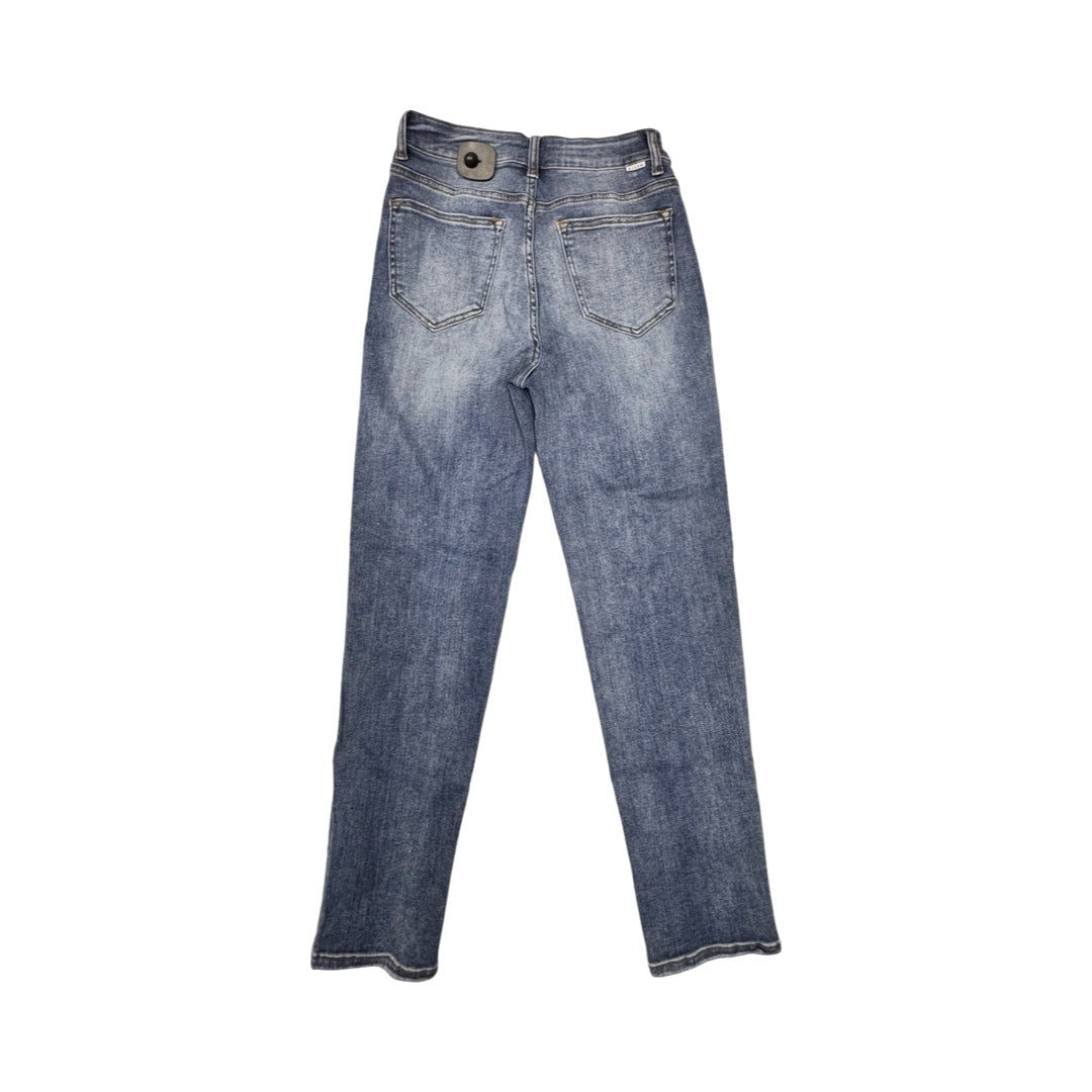 Jeans Straight By Risen In Blue Denim, Size:4