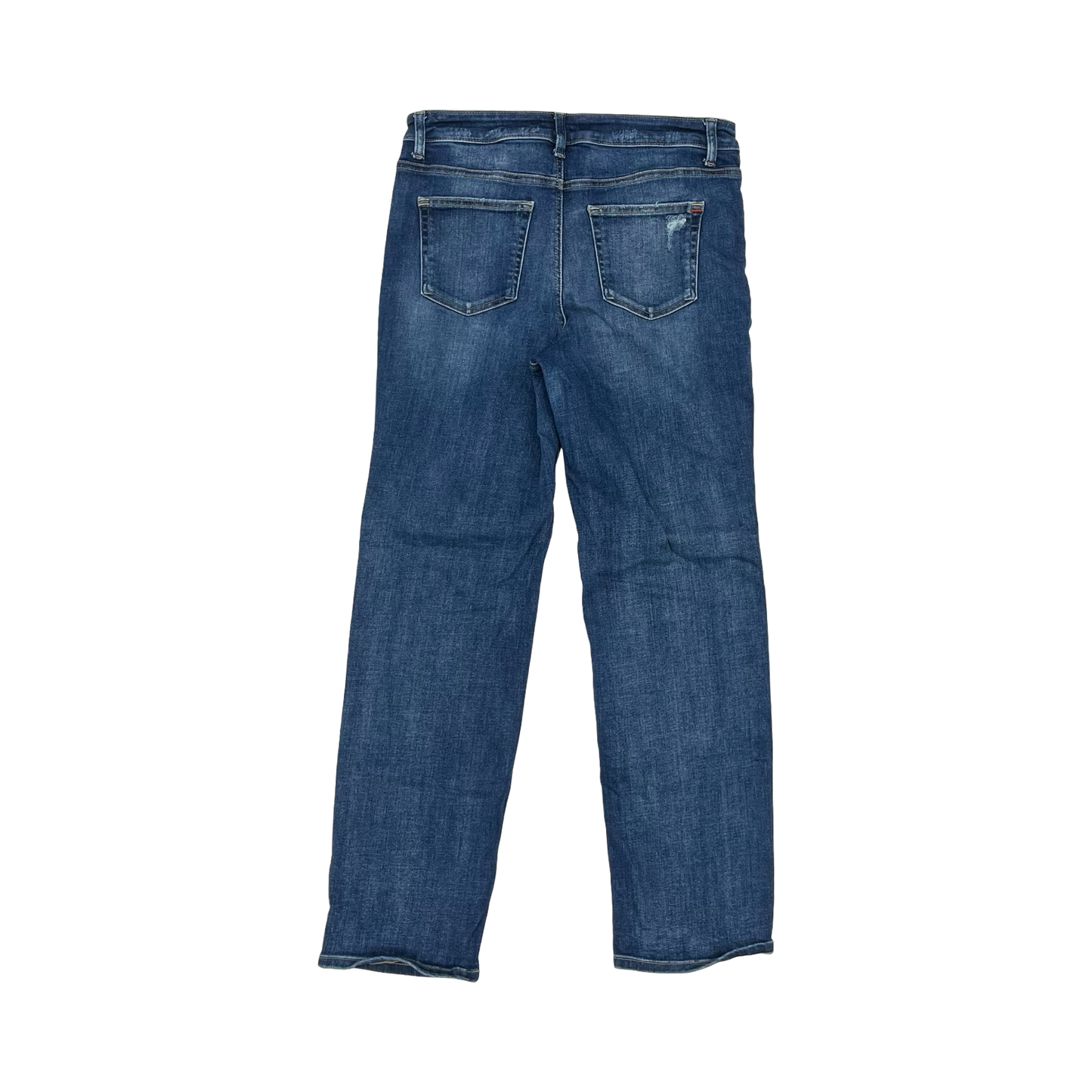 Jeans Straight By Edgely In Blue Denim, Size:14
