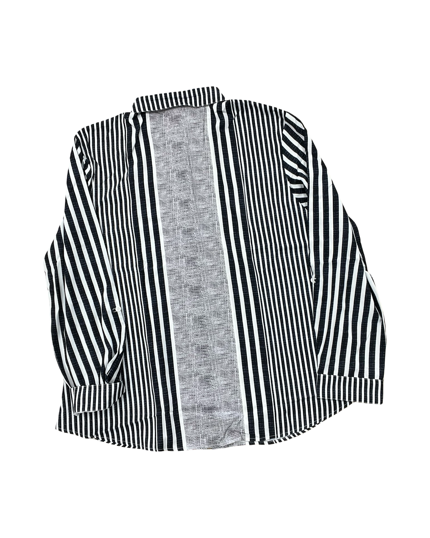 Blouse Ls By Clothes Mentor In Black & White, Size:1X