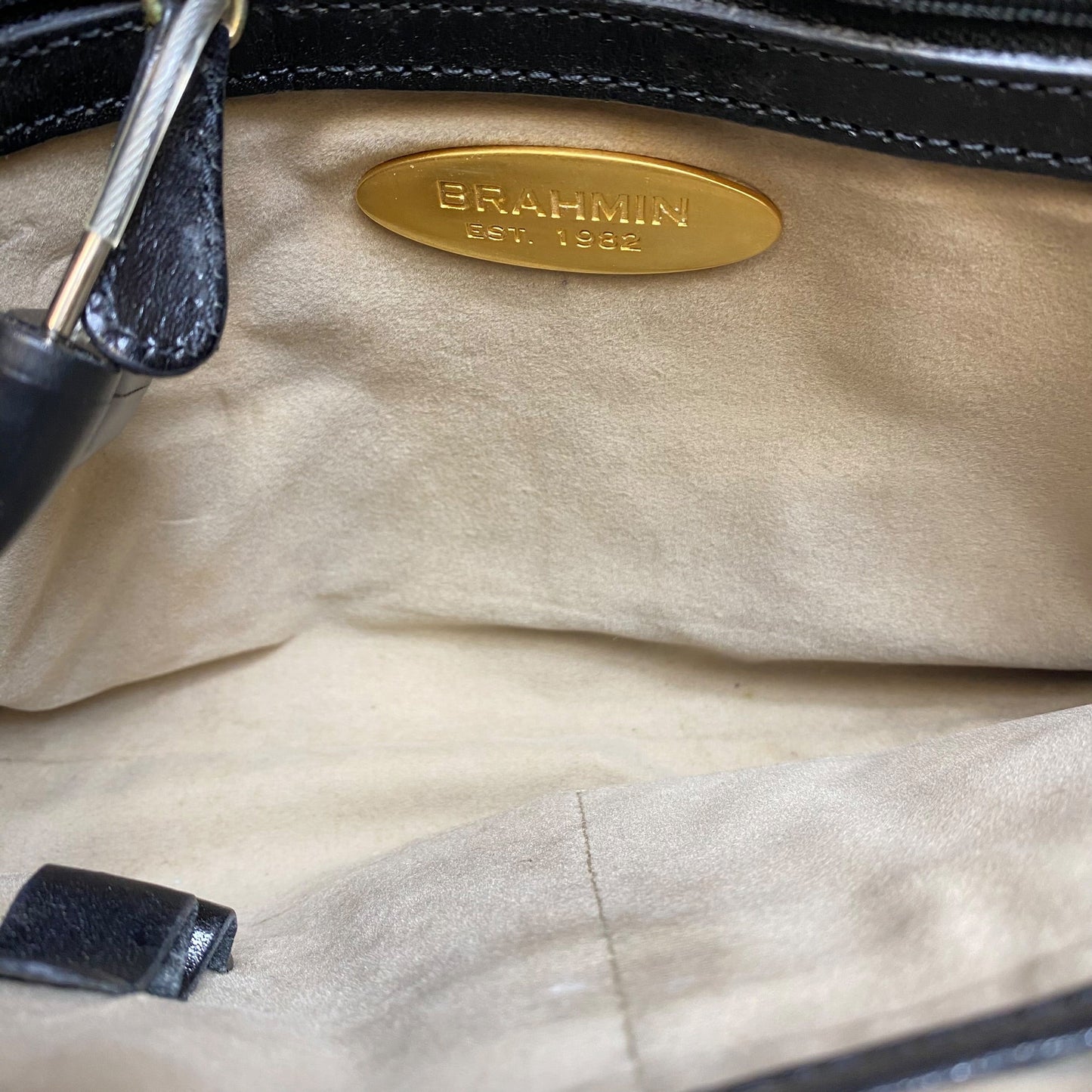 Handbag Designer By Brahmin, Size: Small