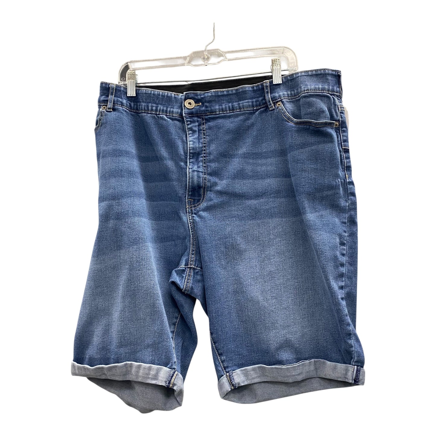 Shorts By Avenue In Blue, Size:26