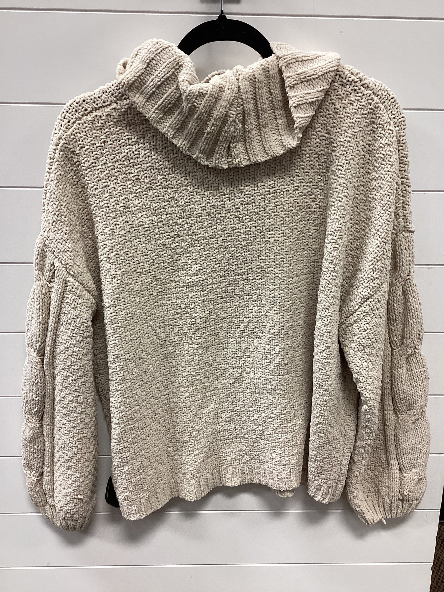 Sweater By Seven 7 In Cream, Size:L