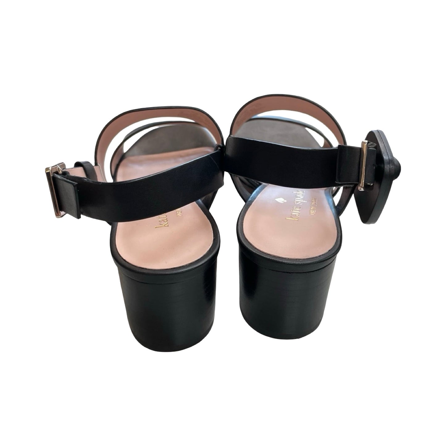 Sandals Designer By Kate Spade In Black, Size:7
