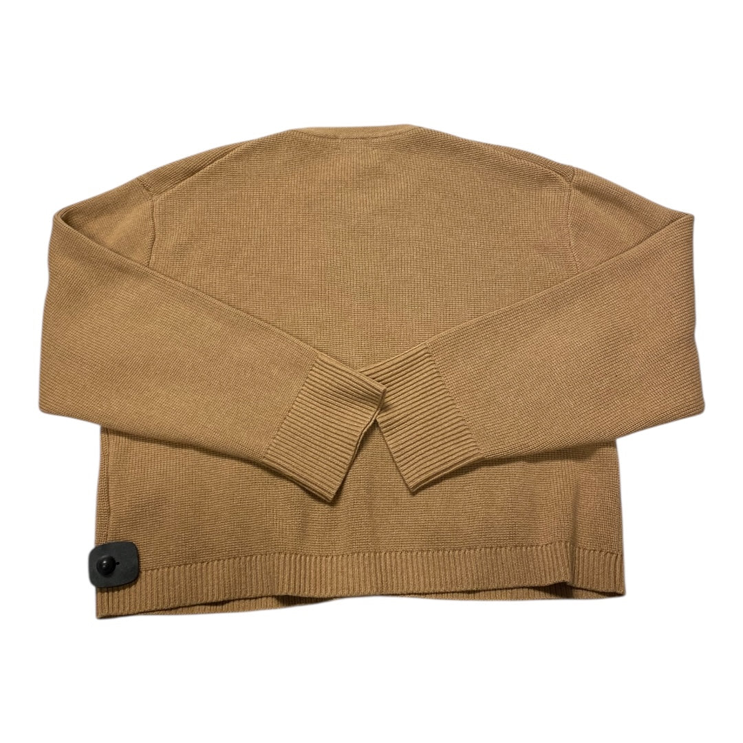Sweater Cardigan By J. Crew In Tan, Size:L