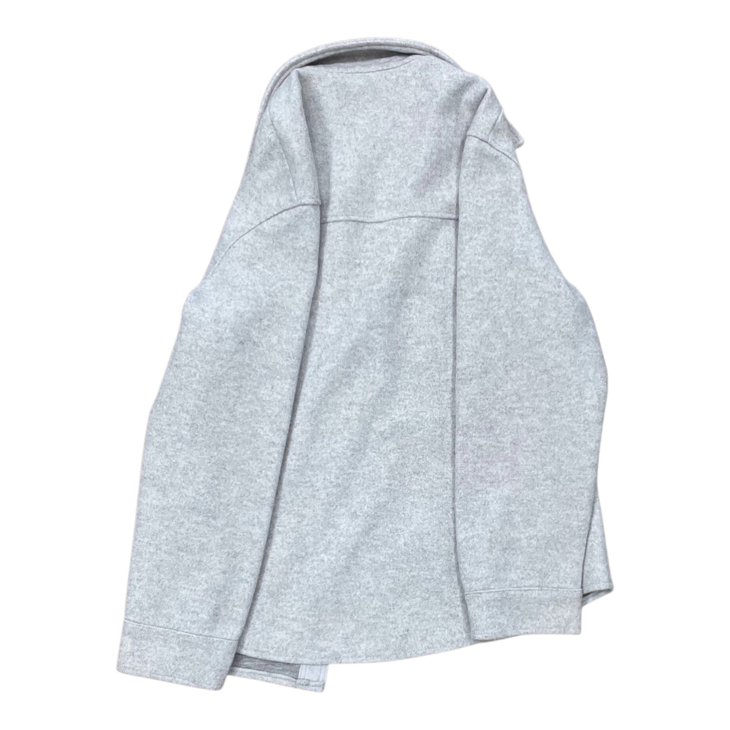 Jacket Shirt By Clothes Mentor In Grey, Size:M