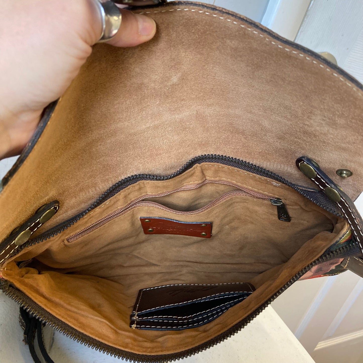 Crossbody Designer By Patricia Nash In Multi, Size:Small