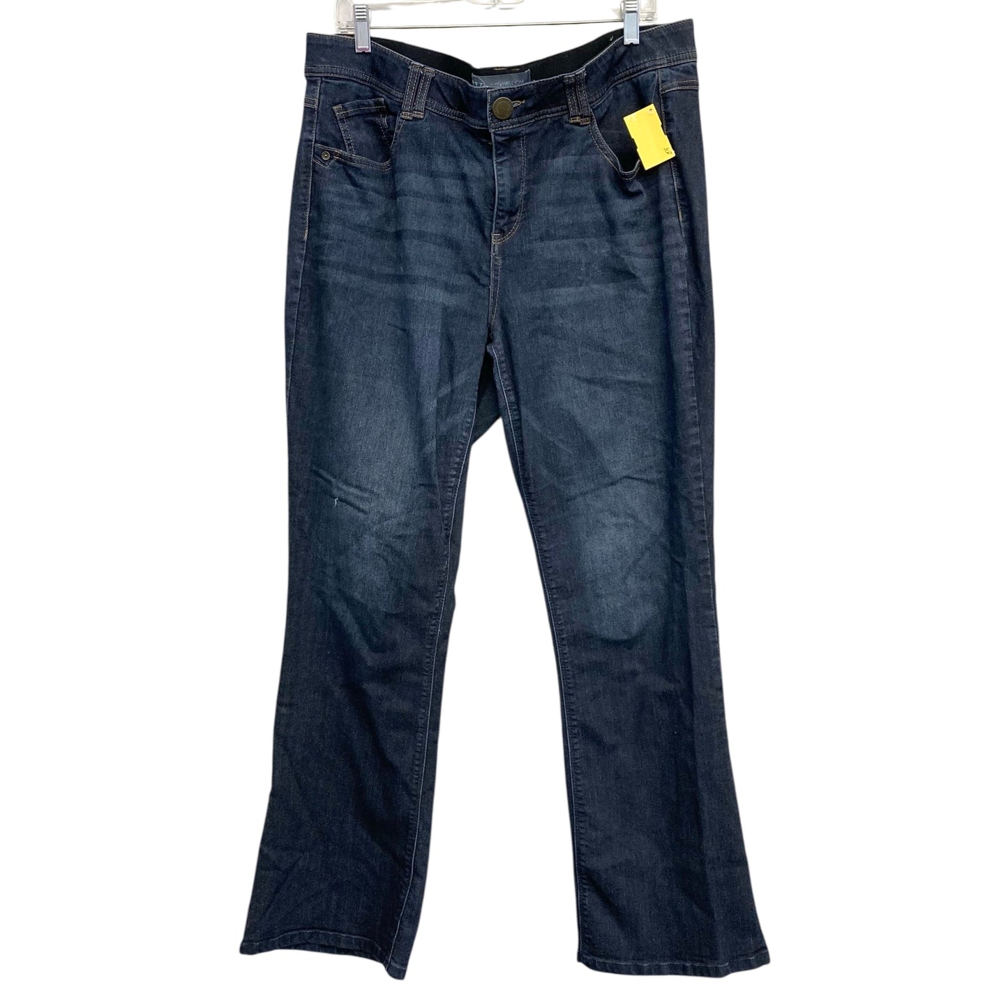 Jeans Boot Cut By Wit & Wisdom In Blue Denim, Size:18