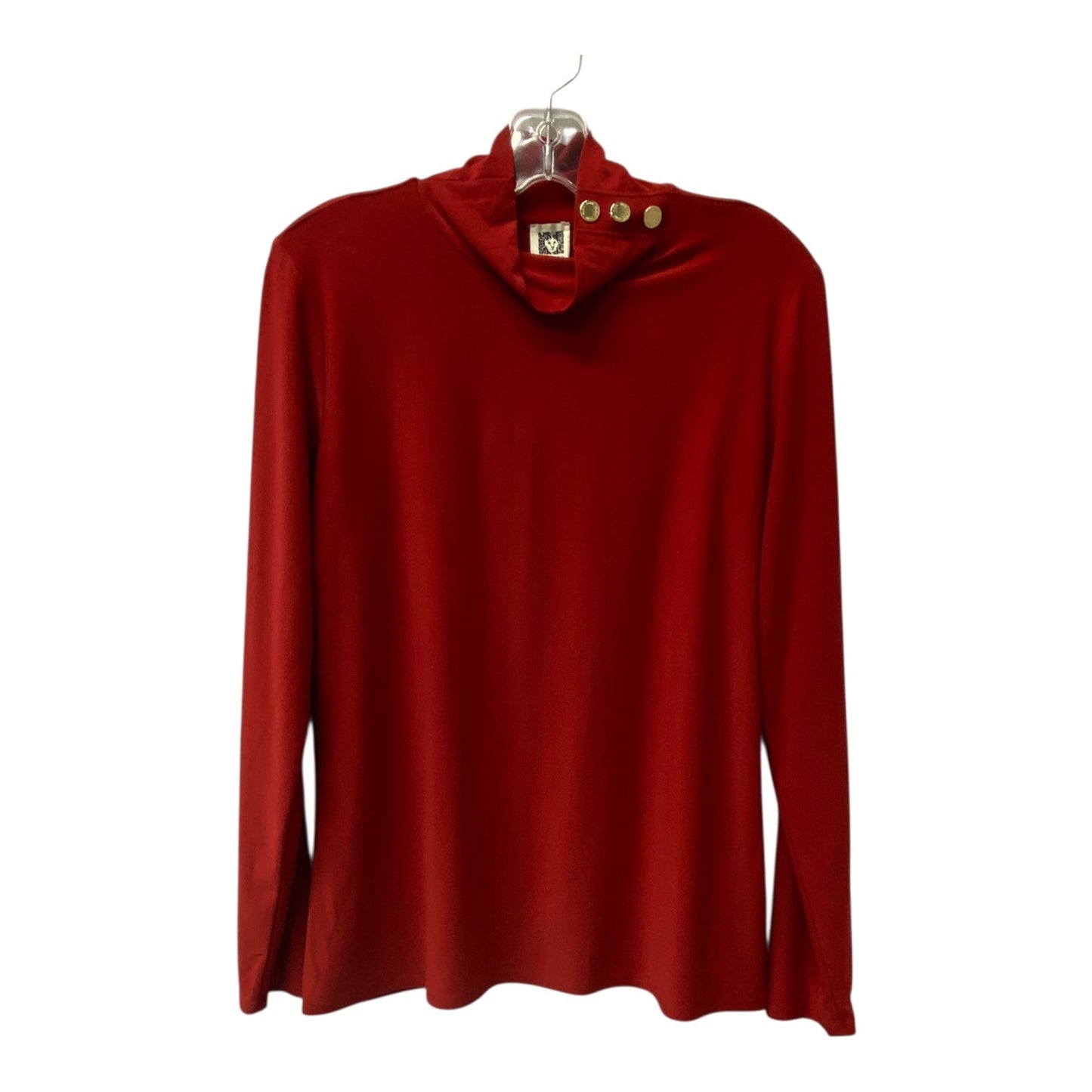 Top Ls By Anne Klein In Red, Size:M