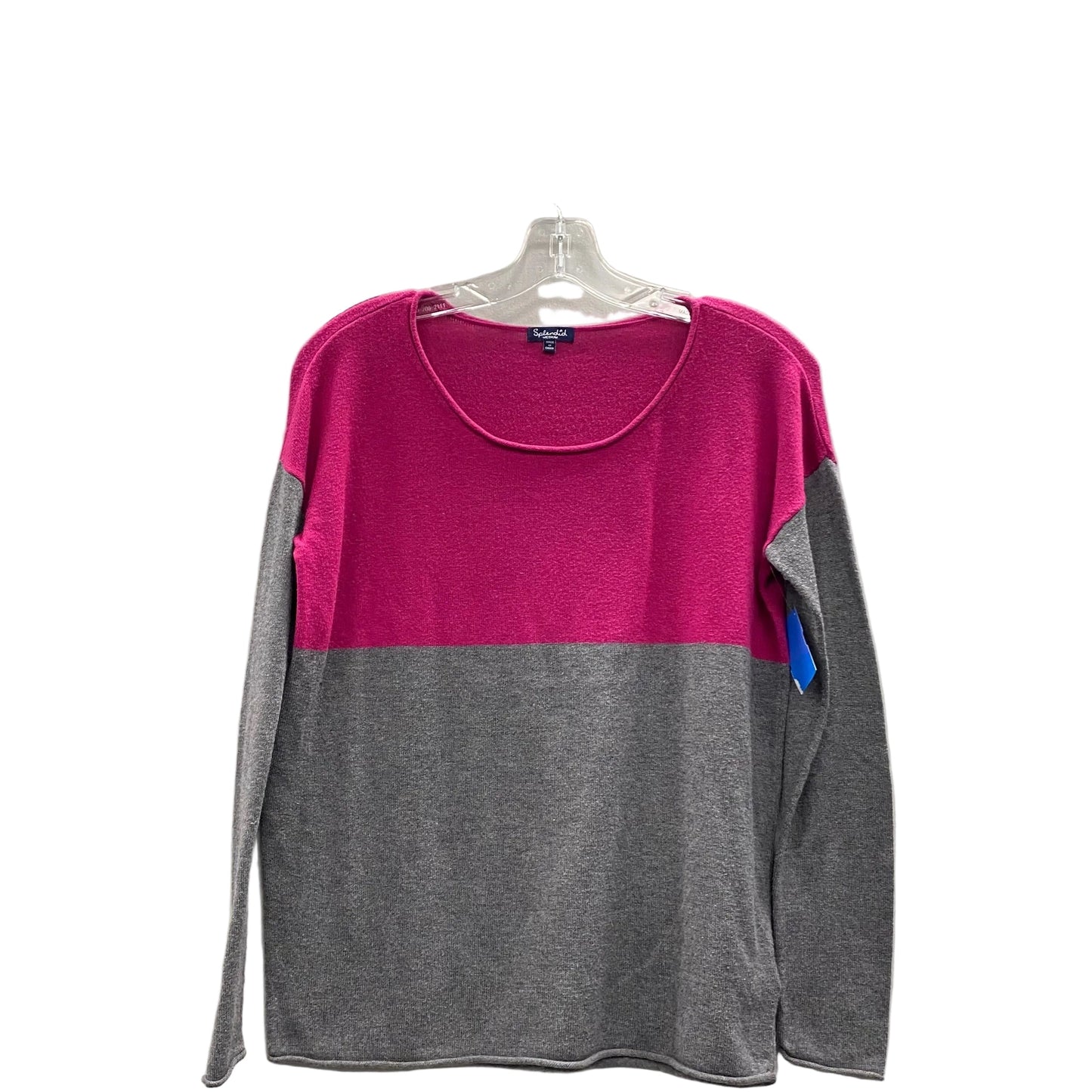 Sweater By Splendid In Grey & Pink, Size:M