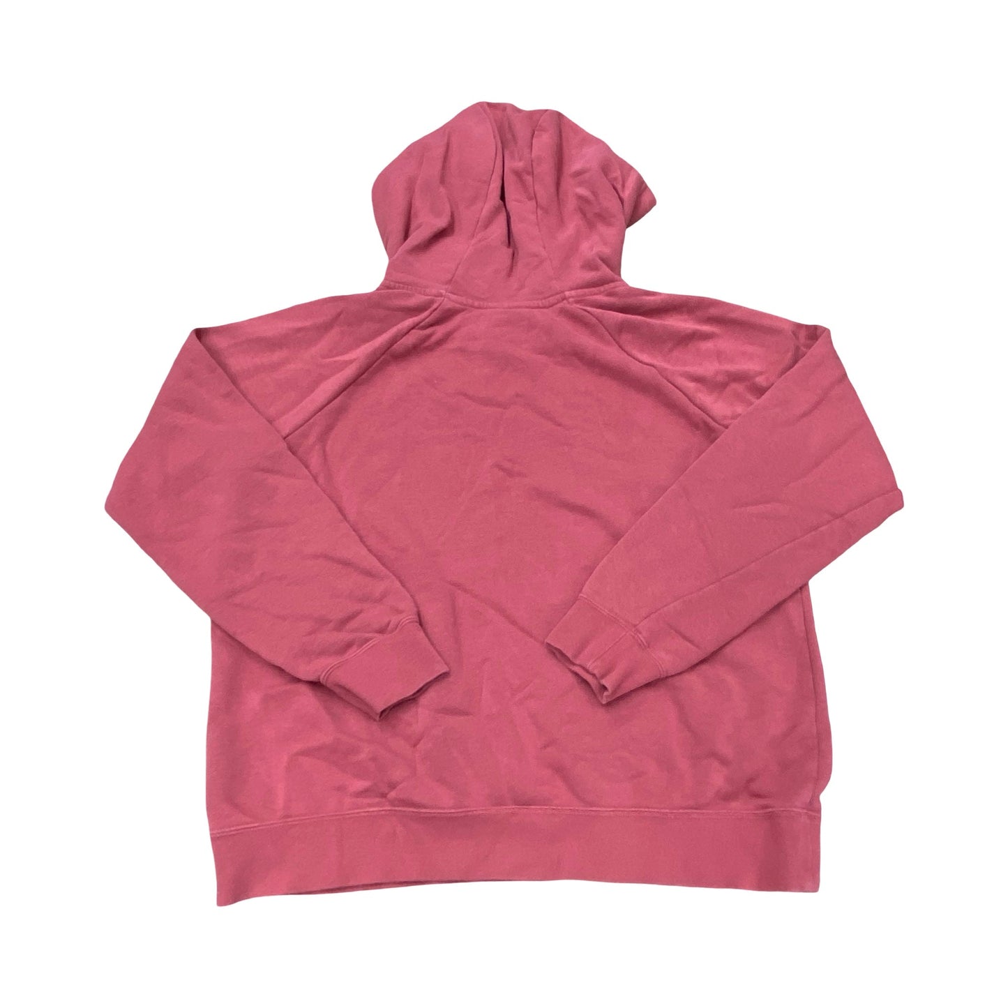Athletic Top Ls Hoodie By Nike In Red, Size:M