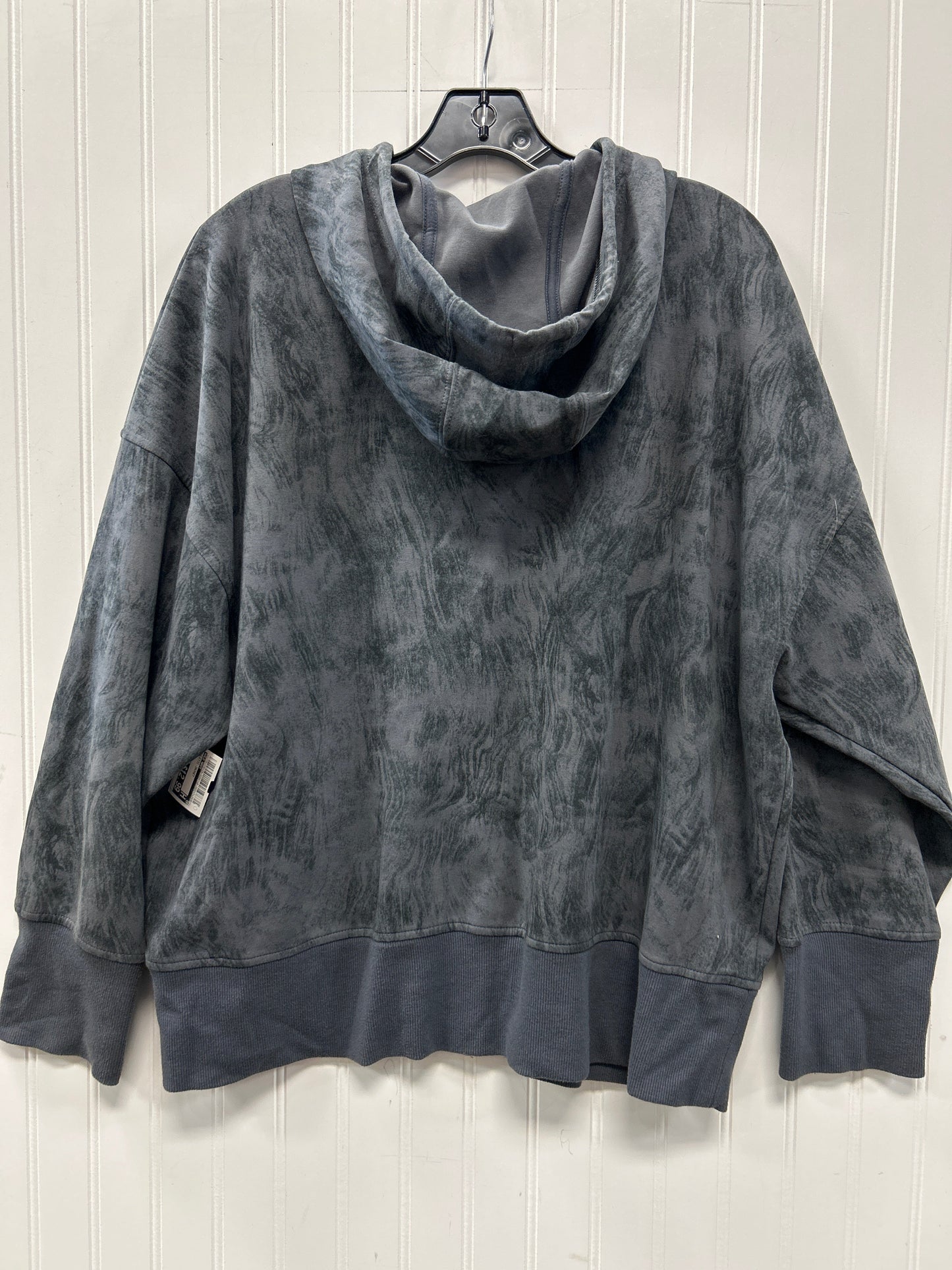 Athletic Jacket By Old Navy In Grey, Size:1X