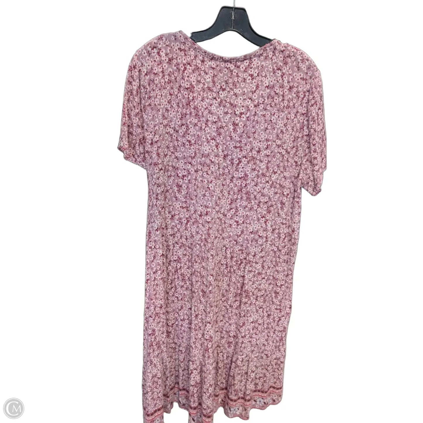 Dress Casual Short By Knox Rose In Pink, Size: L