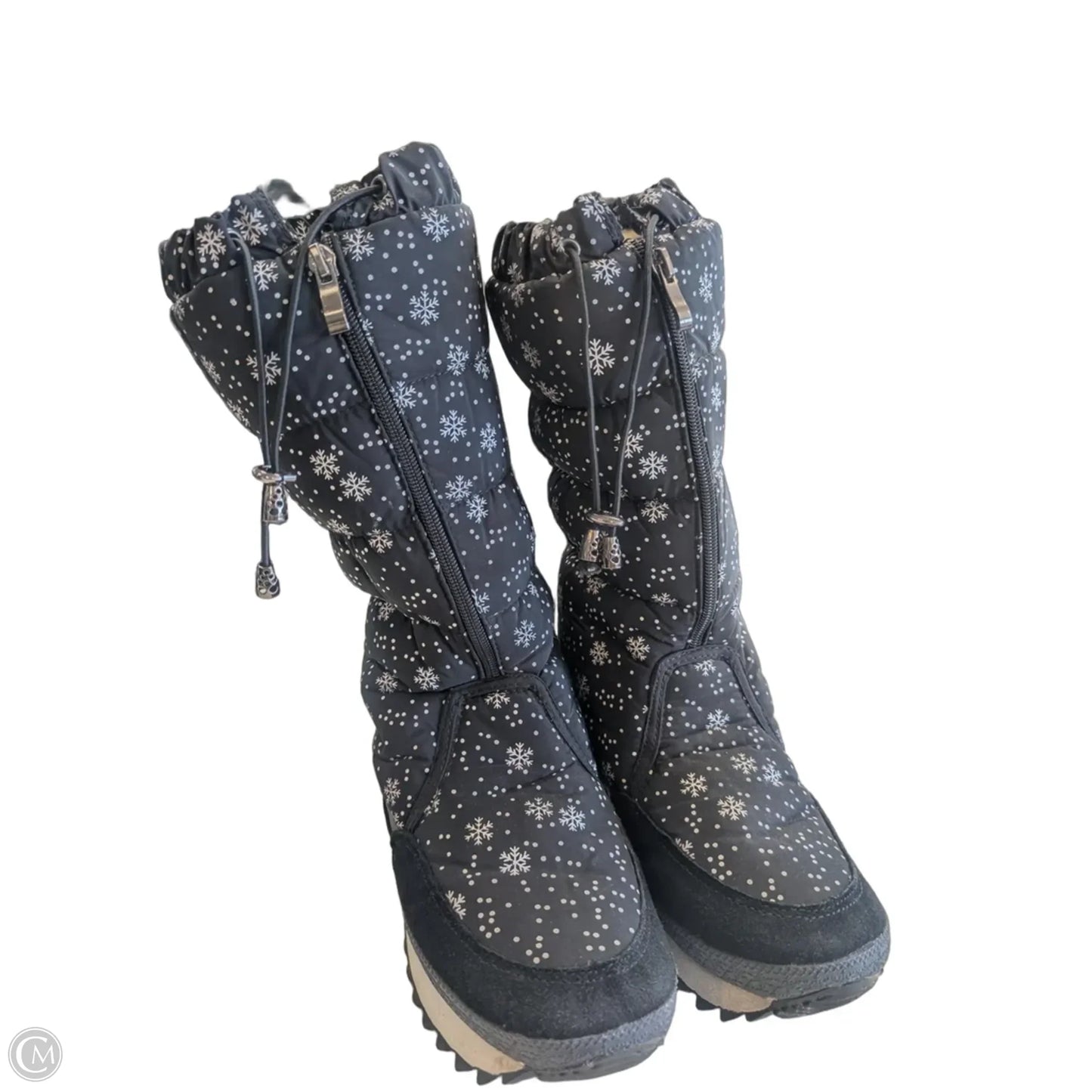 Boots Snow By Clothes Mentor In Black, Size: 8.5