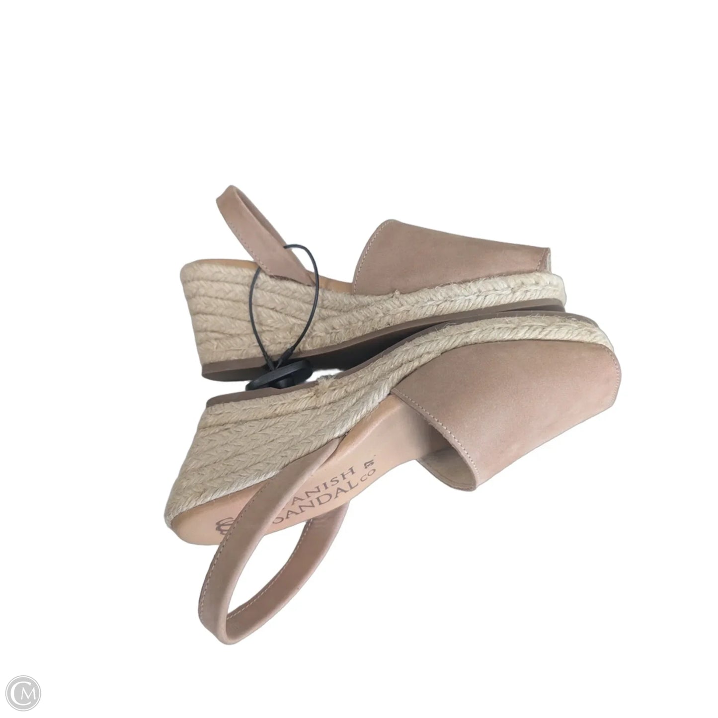 Sandals Heels Wedge By Clothes Mentor In Brown, Size: 6