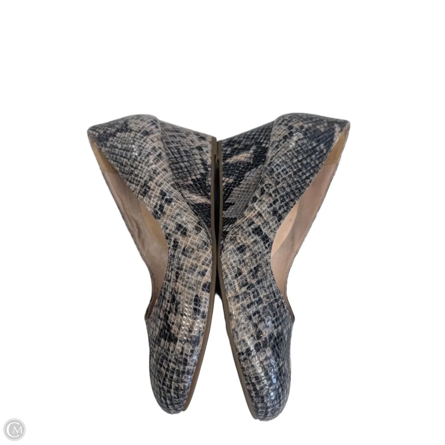 Shoes Heels Wedge By Vionic In Snakeskin Print, Size: 8.5