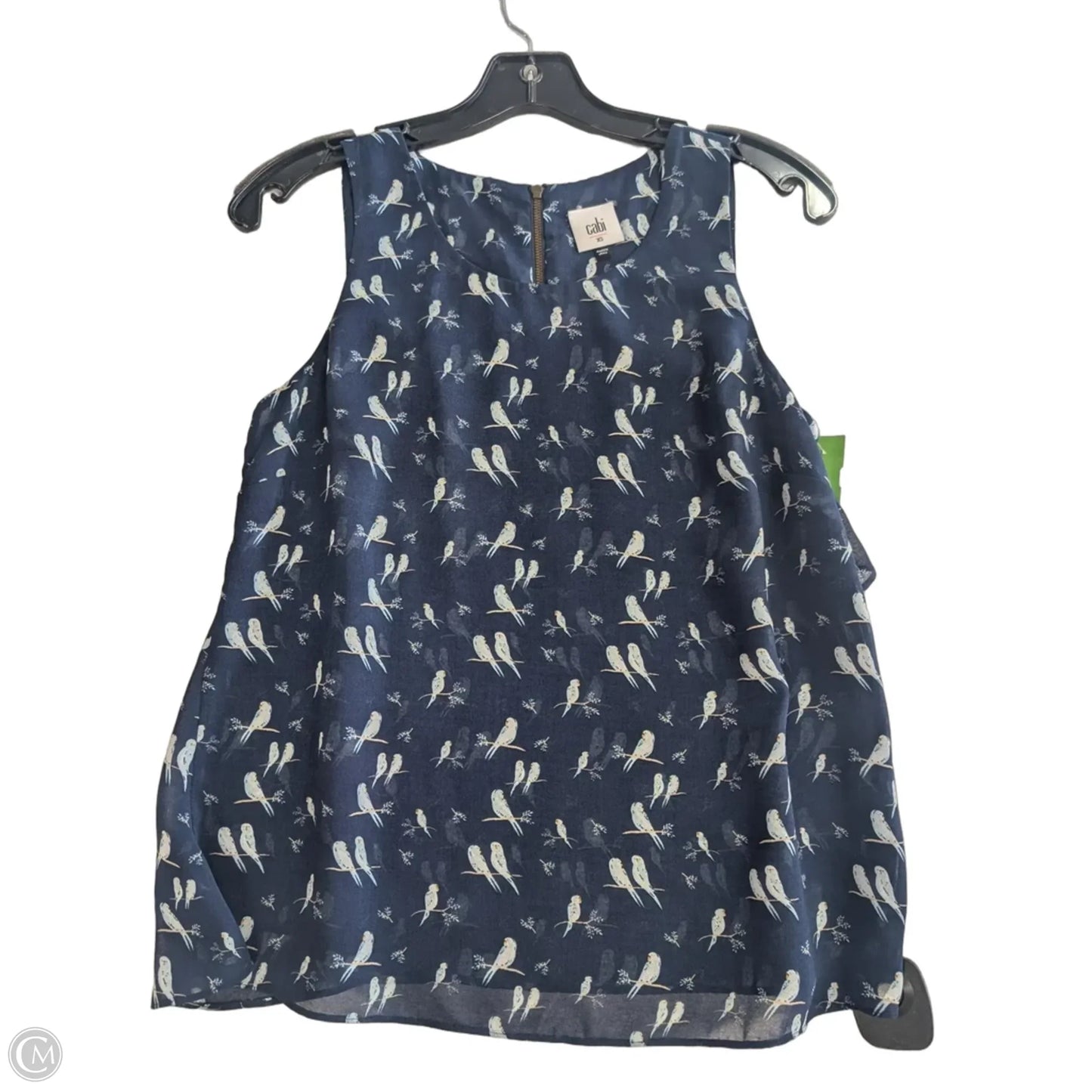 Top Sleeveless By Cabi In Blue, Size: Xs