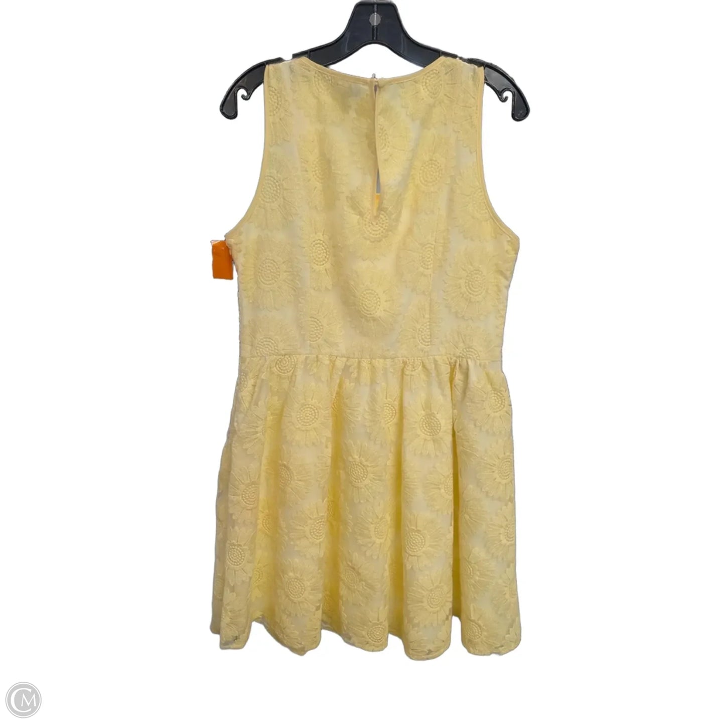 Dress Casual Short By Lc Lauren Conrad In Yellow, Size: 16