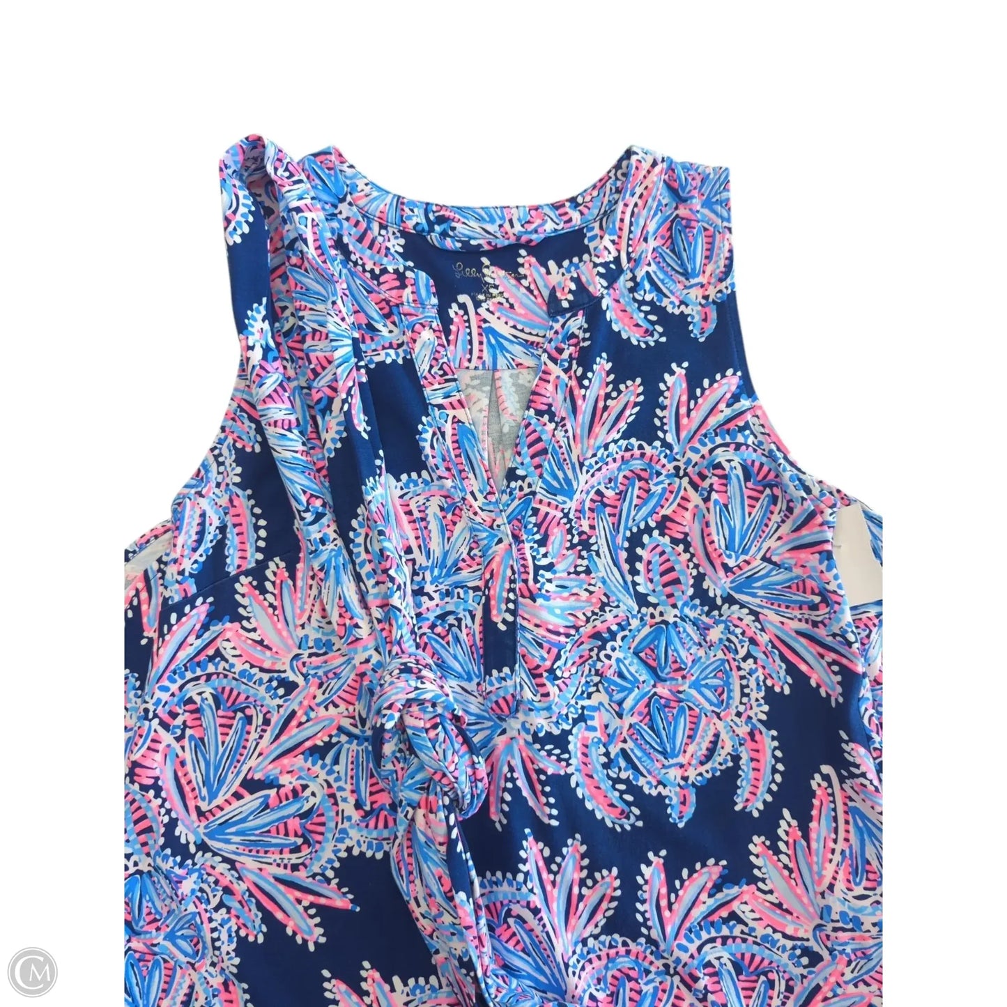 Dress Designer By Lilly Pulitzer In Blue & Pink, Size: Xs