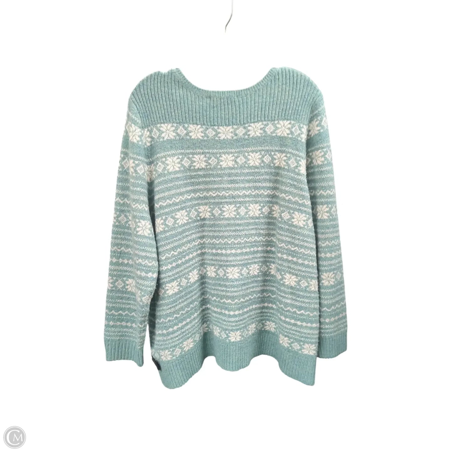 Sweater By Cj Banks In Blue, Size: 2x