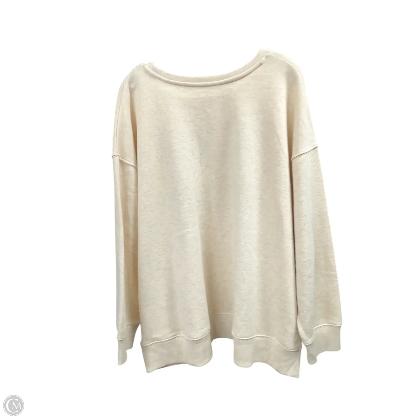 Sweater By Holiday Time In Cream, Size: 3x