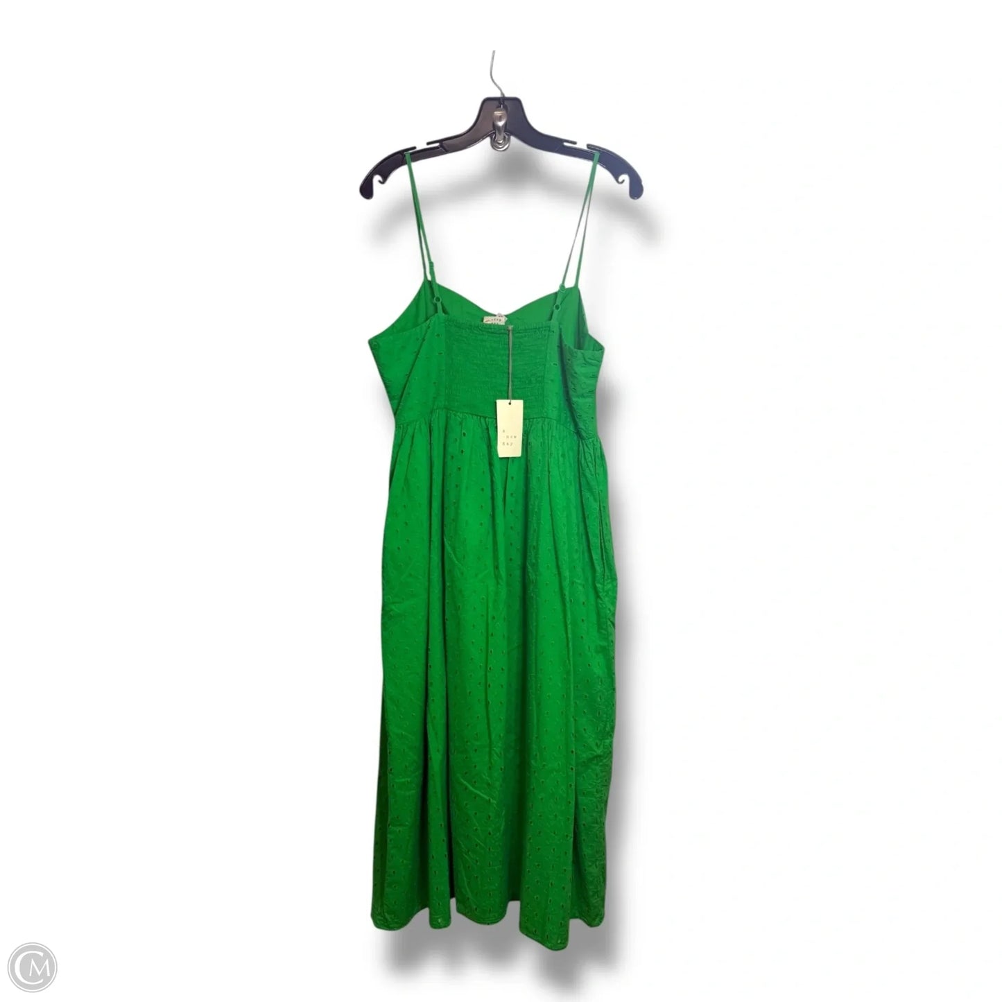 Dress Casual Midi By A New Day In Green, Size: M