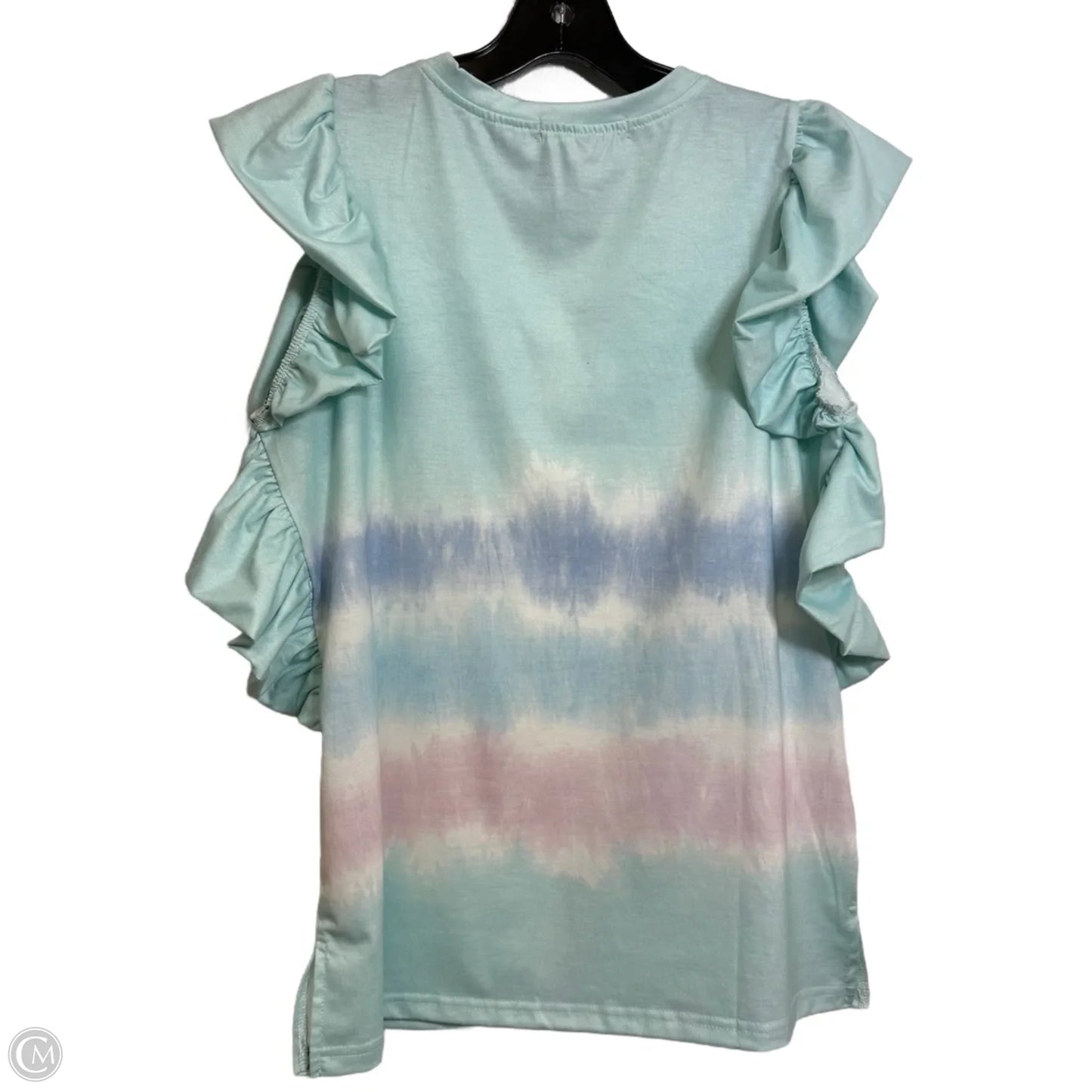 Top Sleeveless Basic By Simply Southern In Tie Dye Print, Size: M