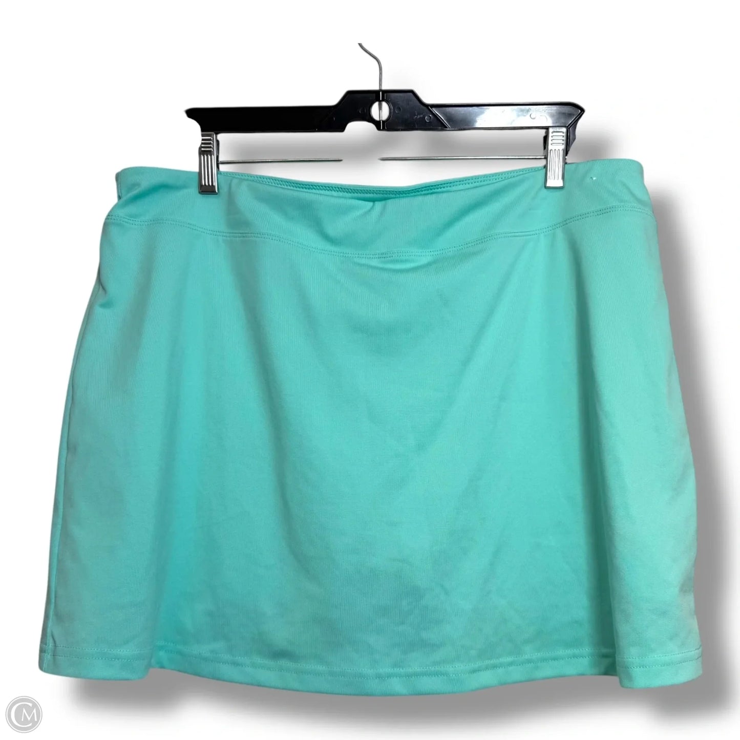 Skort By Clothes Mentor In Teal, Size: Xl