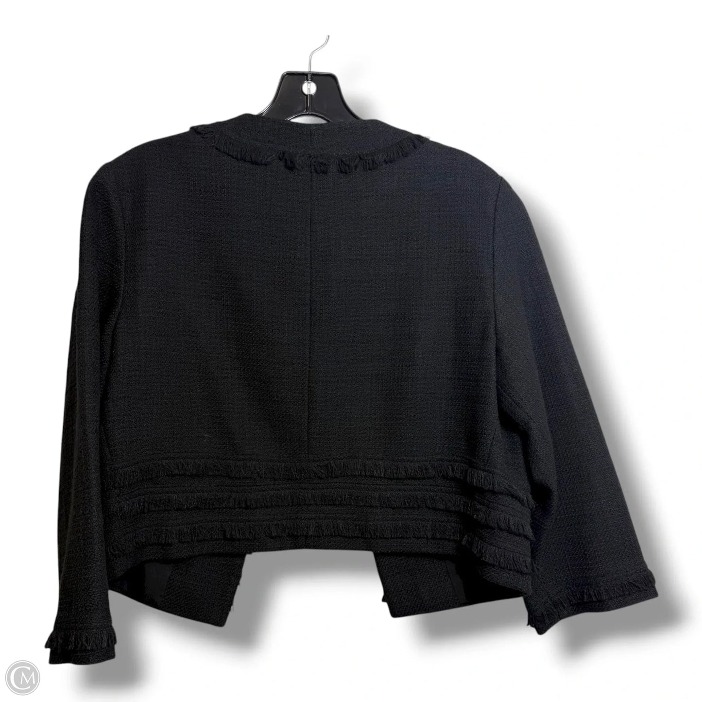 Blazer Designer By Karl Lagerfeld In Black, Size: M