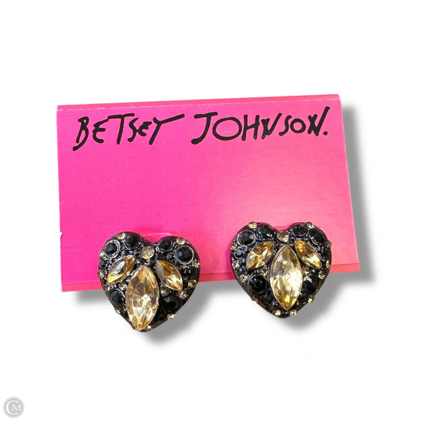 Hearts Earrings Stud By Betsey Johnson