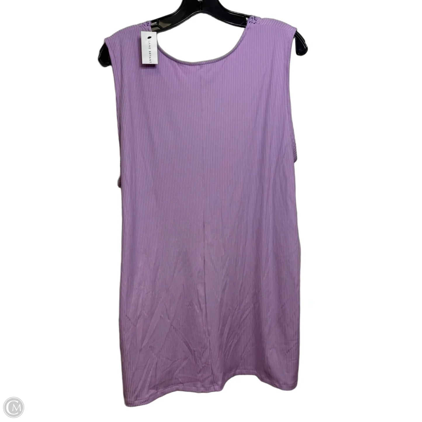 Top Sleeveless By Lane Bryant In Purple, Size: 22