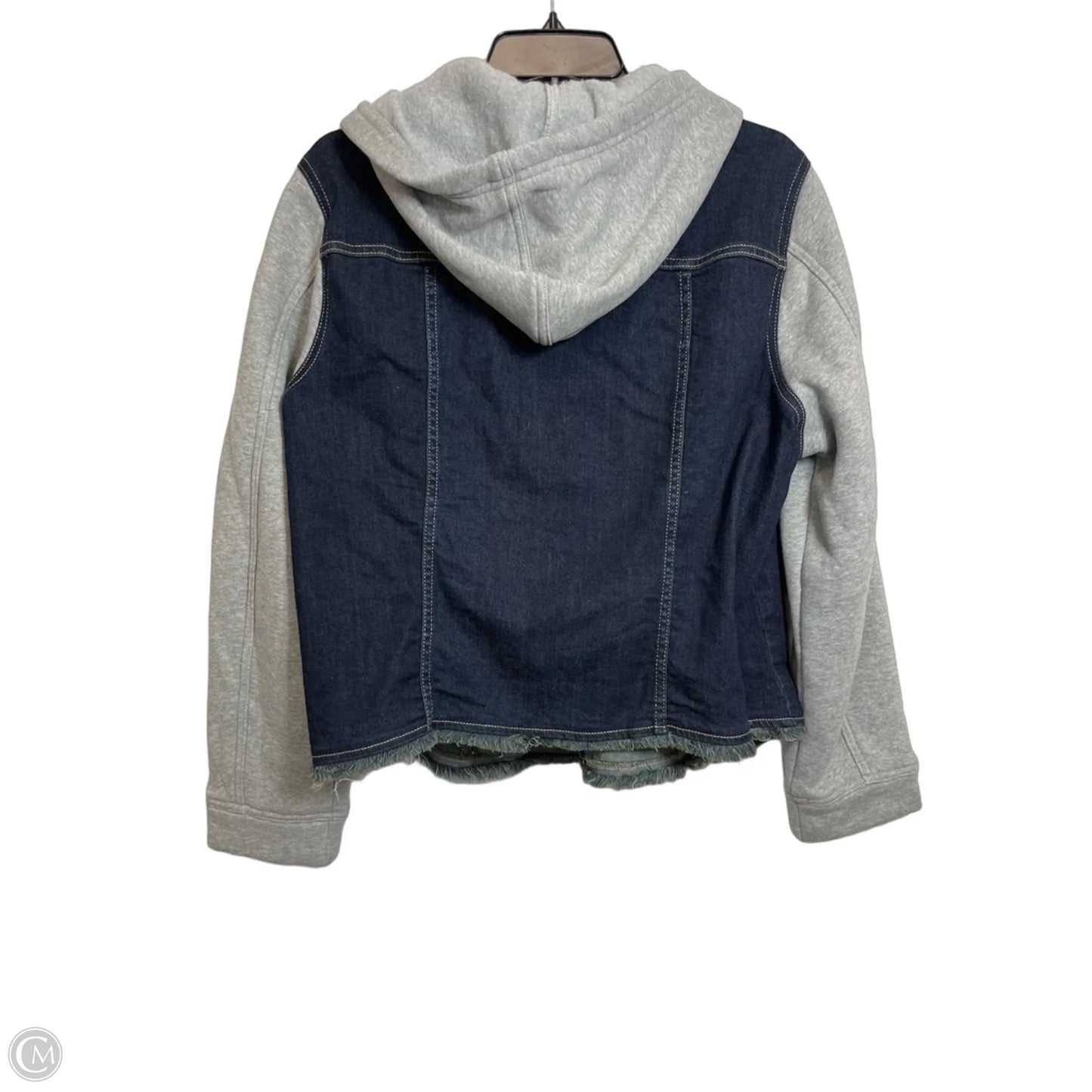 Jacket Denim By Susan Graver In Blue Denim, Size: 1x