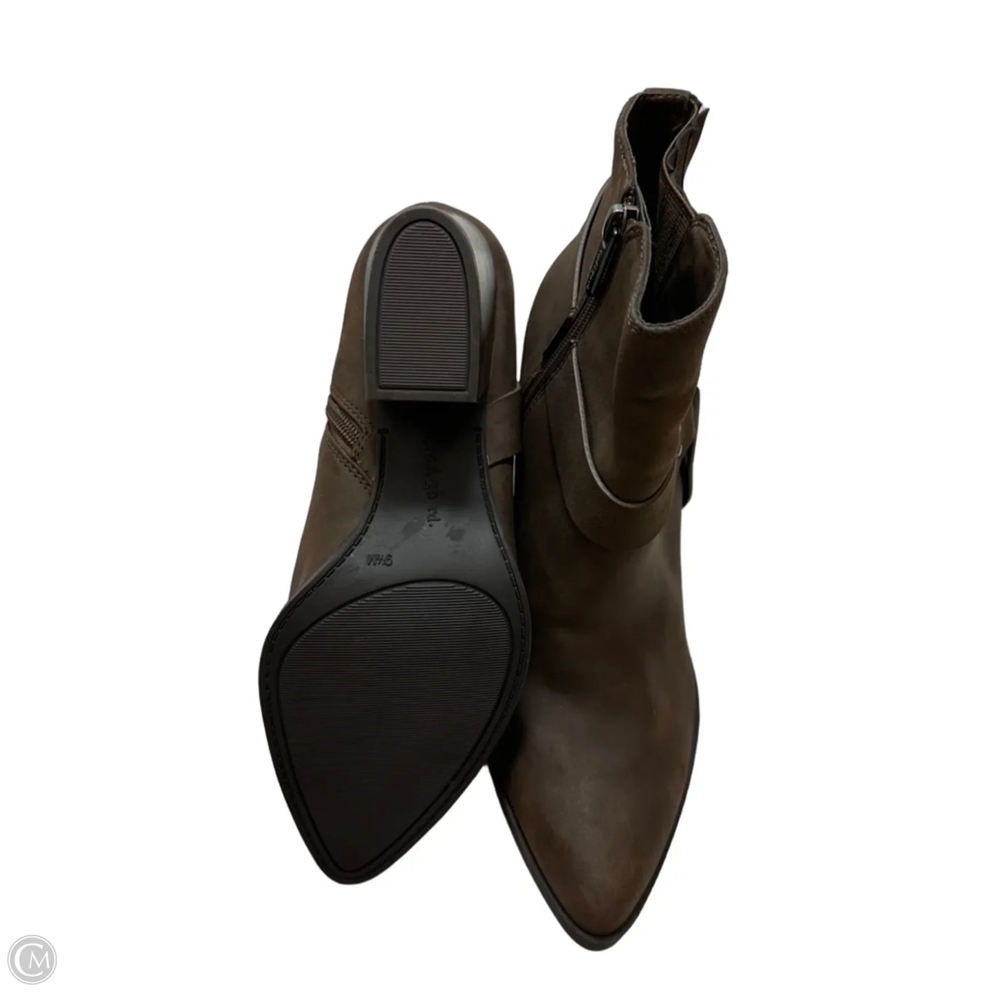 Boots Ankle Heels By Indigo Rd In Brown, Size: 9.5