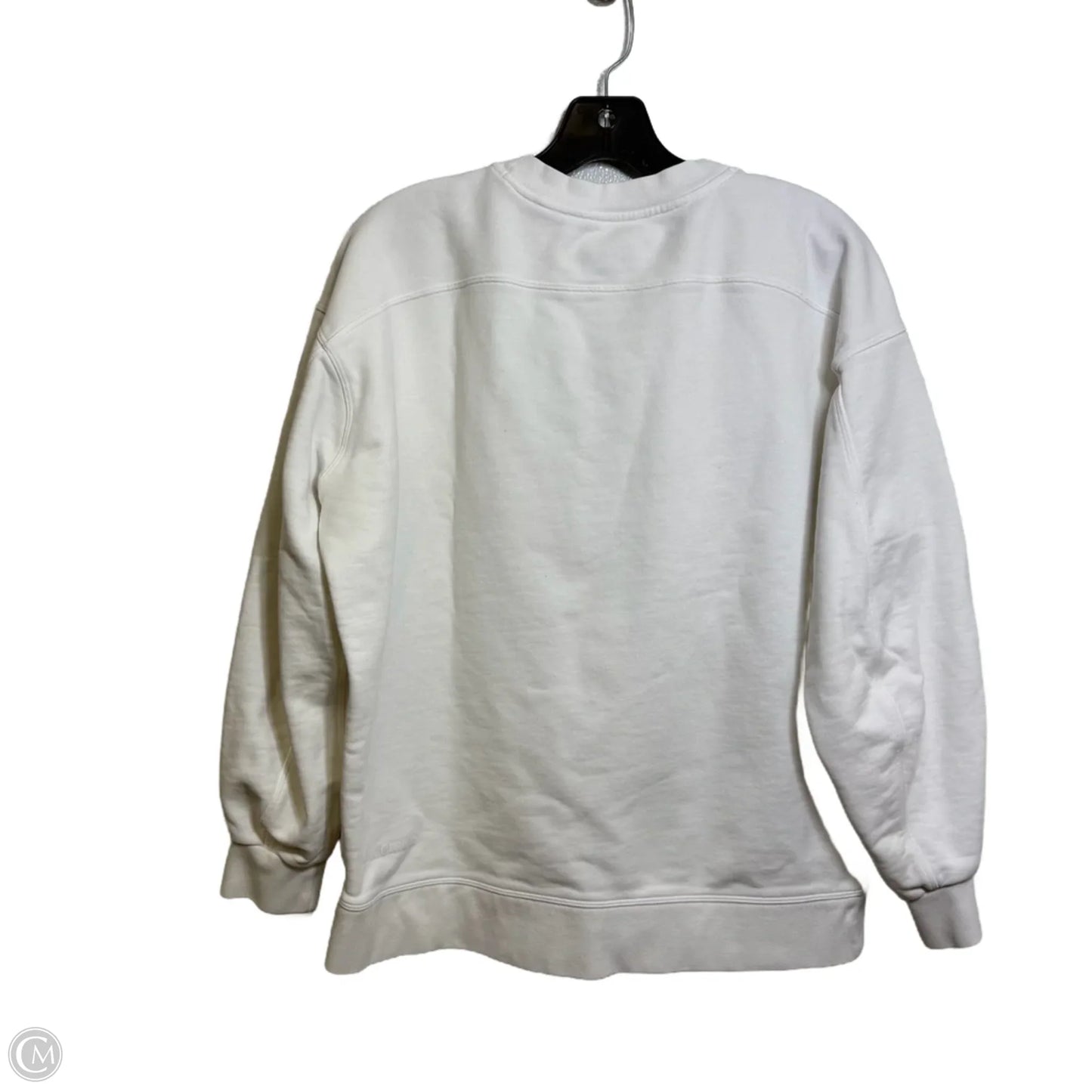 Sweatshirt Crewneck By Lululemon In White, Size: 4