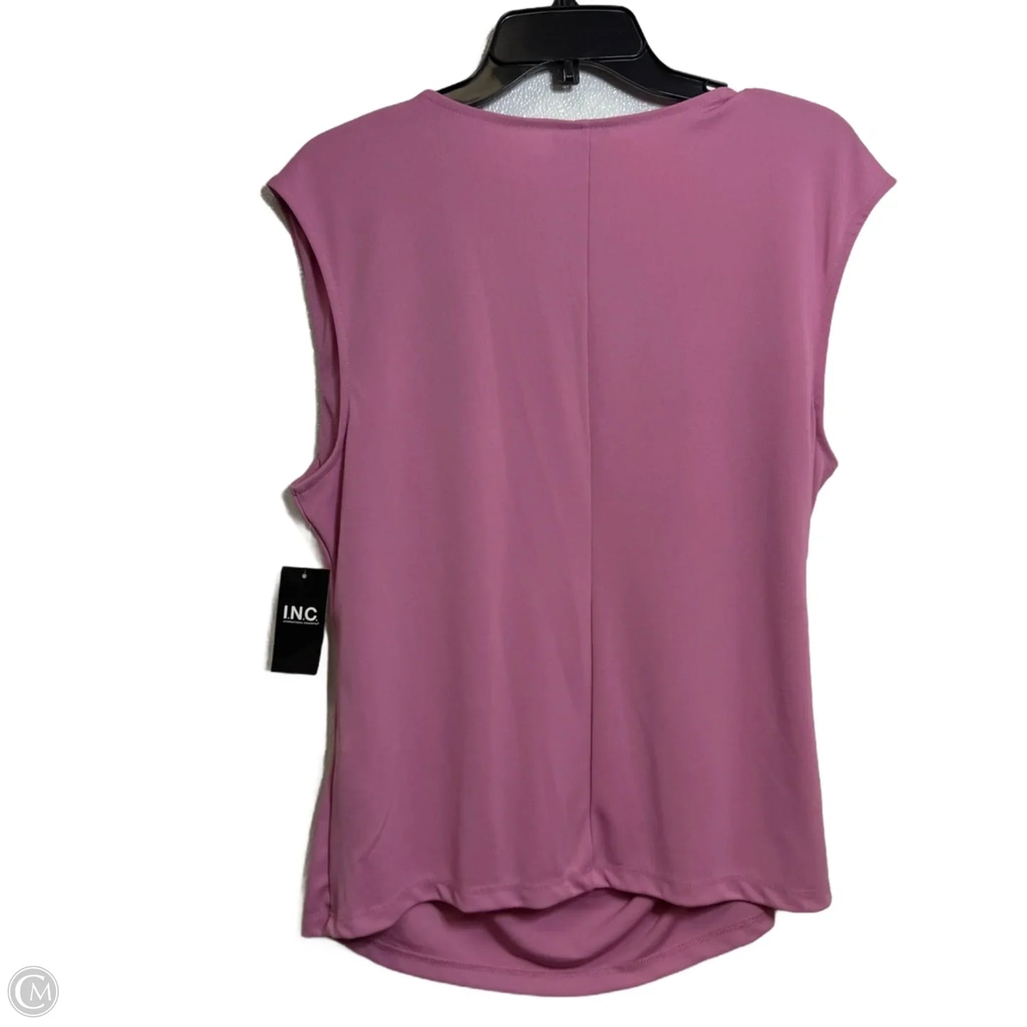 Top Sleeveless Basic By Inc In Pink, Size: Xl