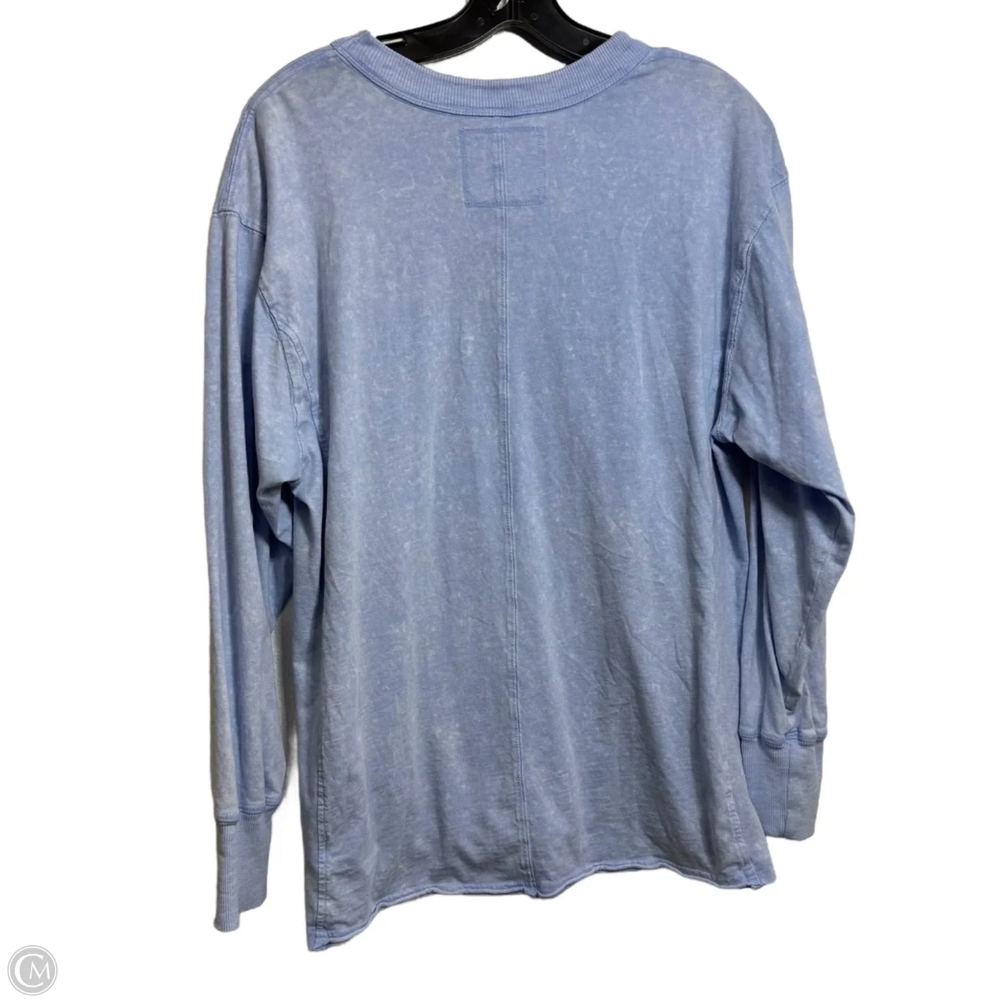Top Long Sleeve Basic By Aerie In Blue, Size: S