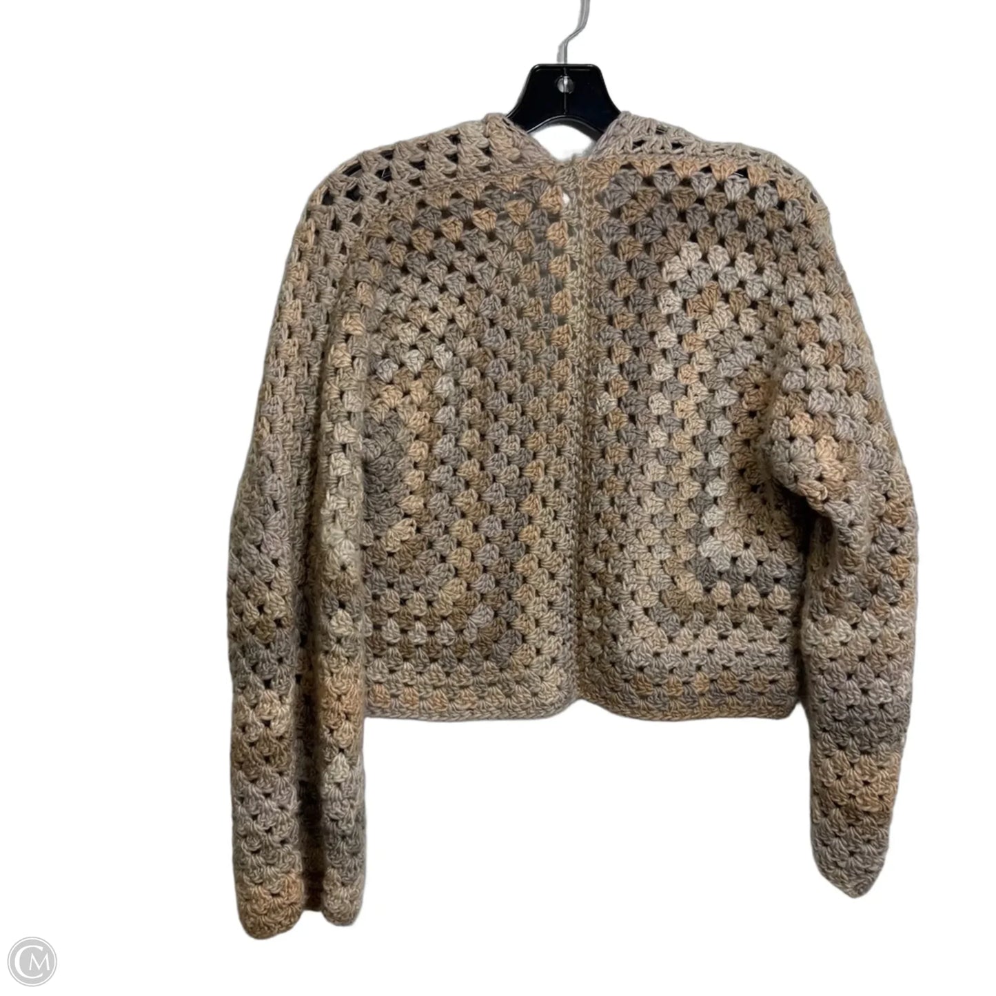 Cardigan By Clothes Mentor In Tan, Size: S