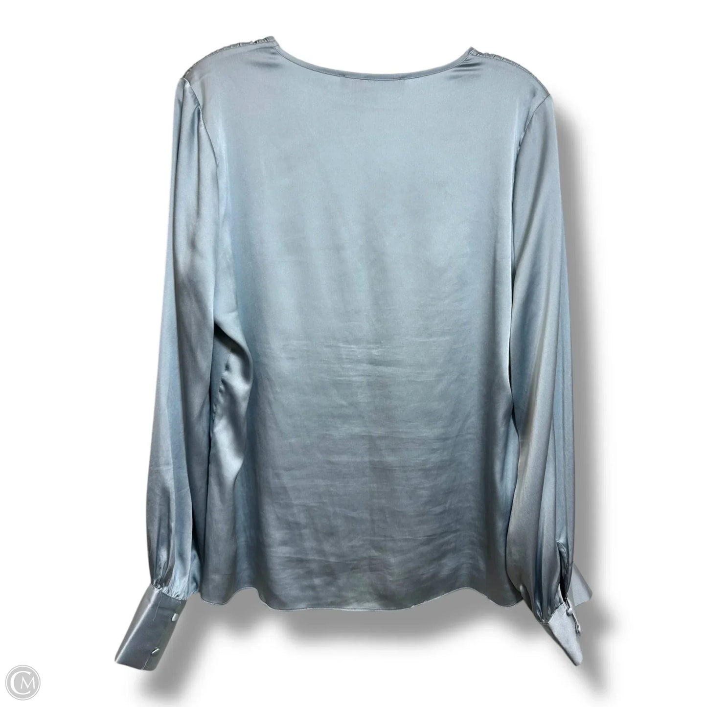 Top Long Sleeve By White House Black Market In Blue, Size: L