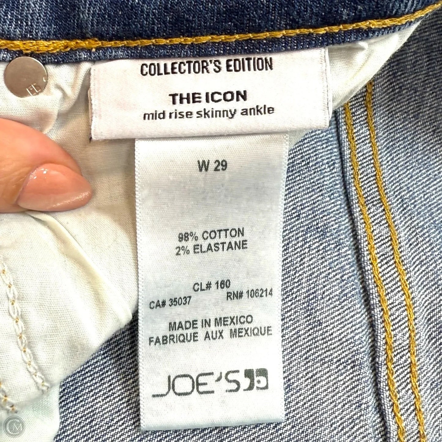 The icon Jeans Skinny By Joes Jeans In Blue Denim, Size: 6