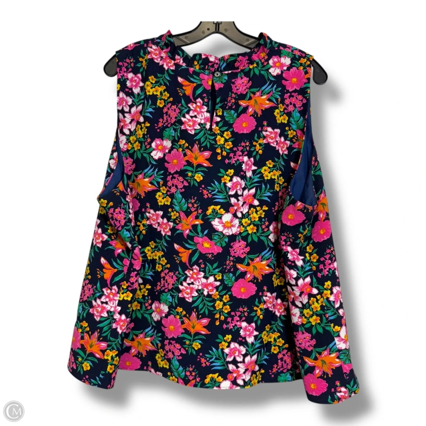 Top Sleeveless By J. Crew In Floral Print, Size: 3x