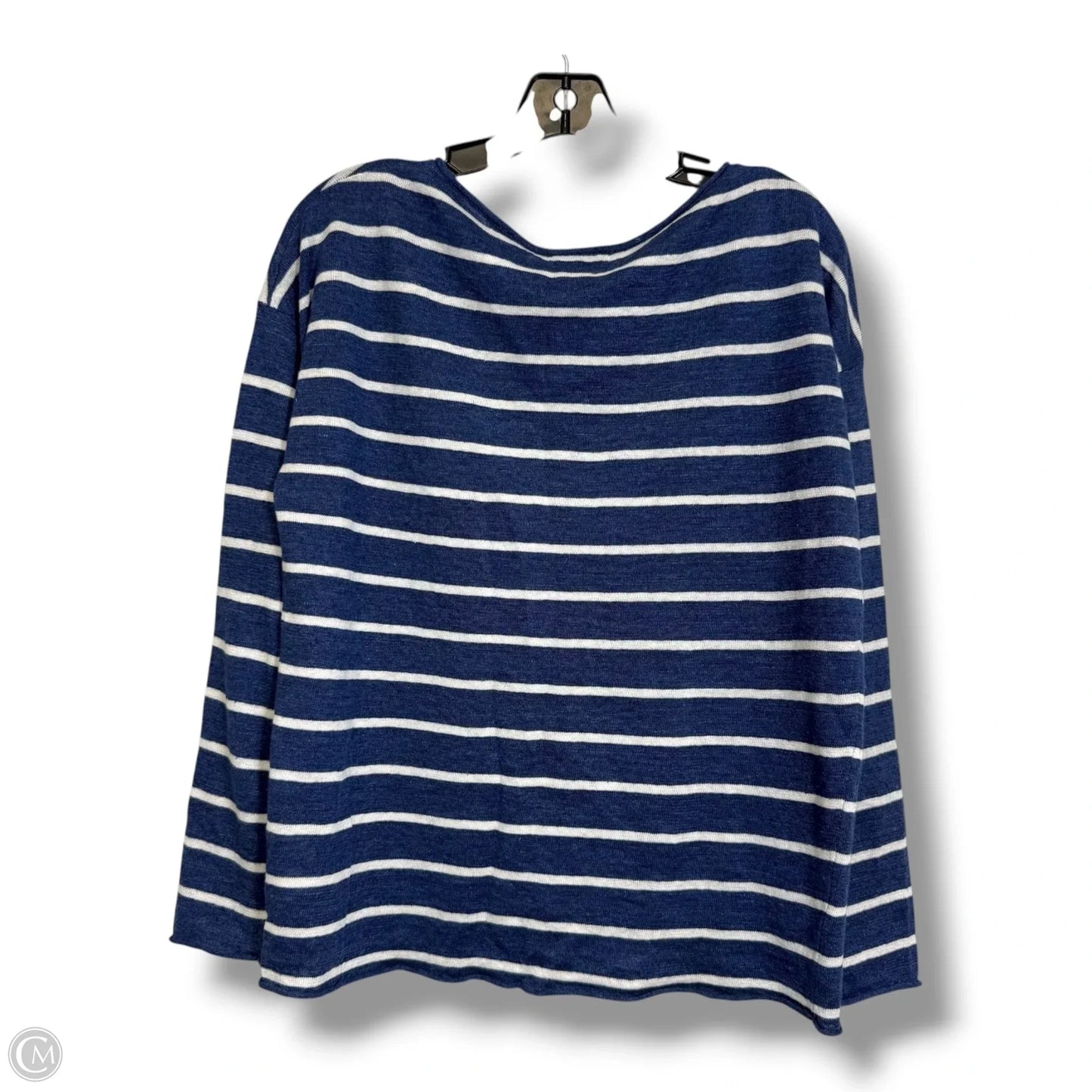 Top Long Sleeve By Brooks Brothers In Striped Pattern, Size: M
