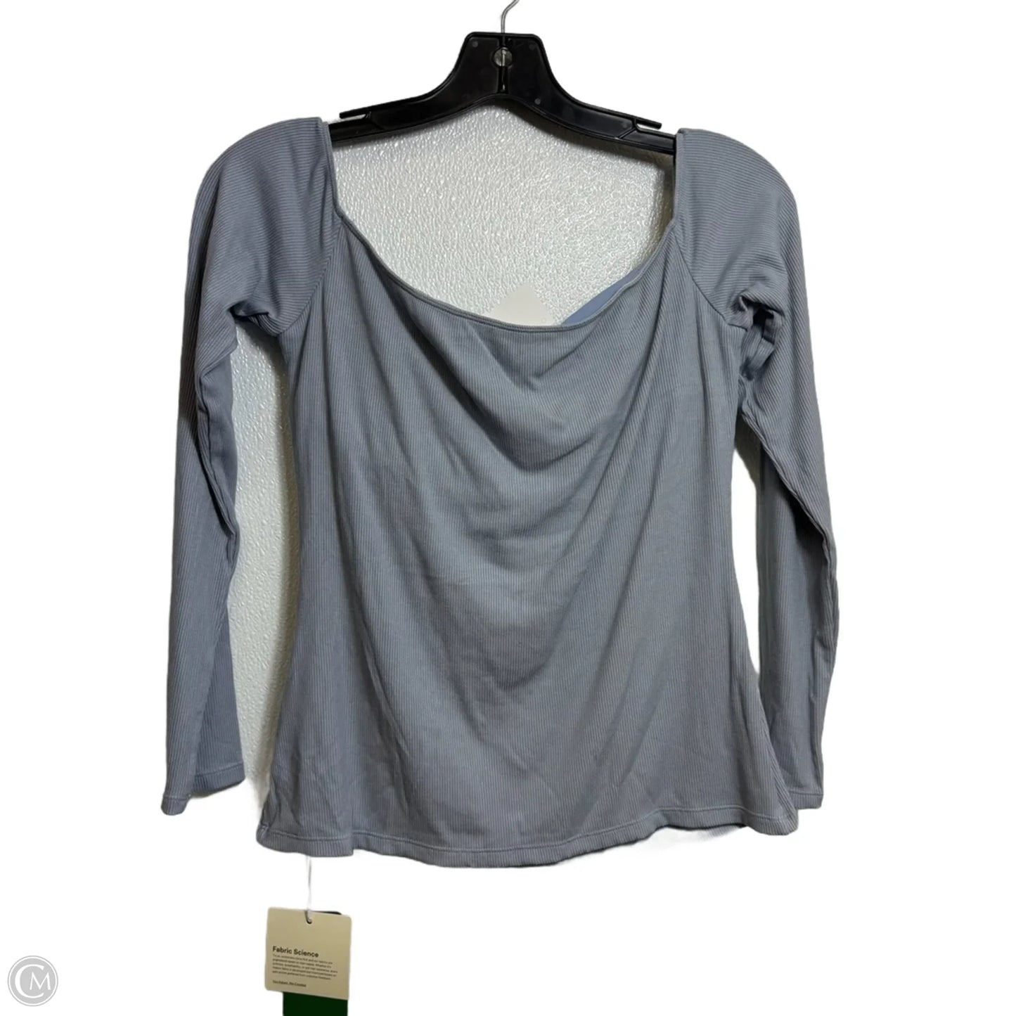 Athletic Top Long Sleeve Crewneck By Halara In Blue, Size: M