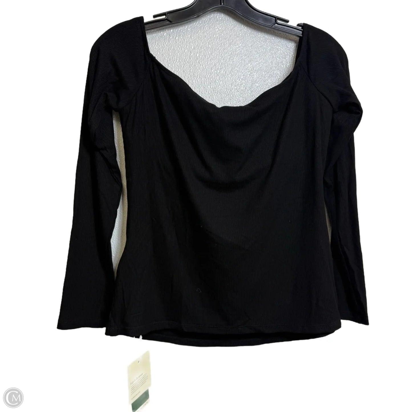 Athletic Top Long Sleeve Crewneck By Halara In Black, Size: M