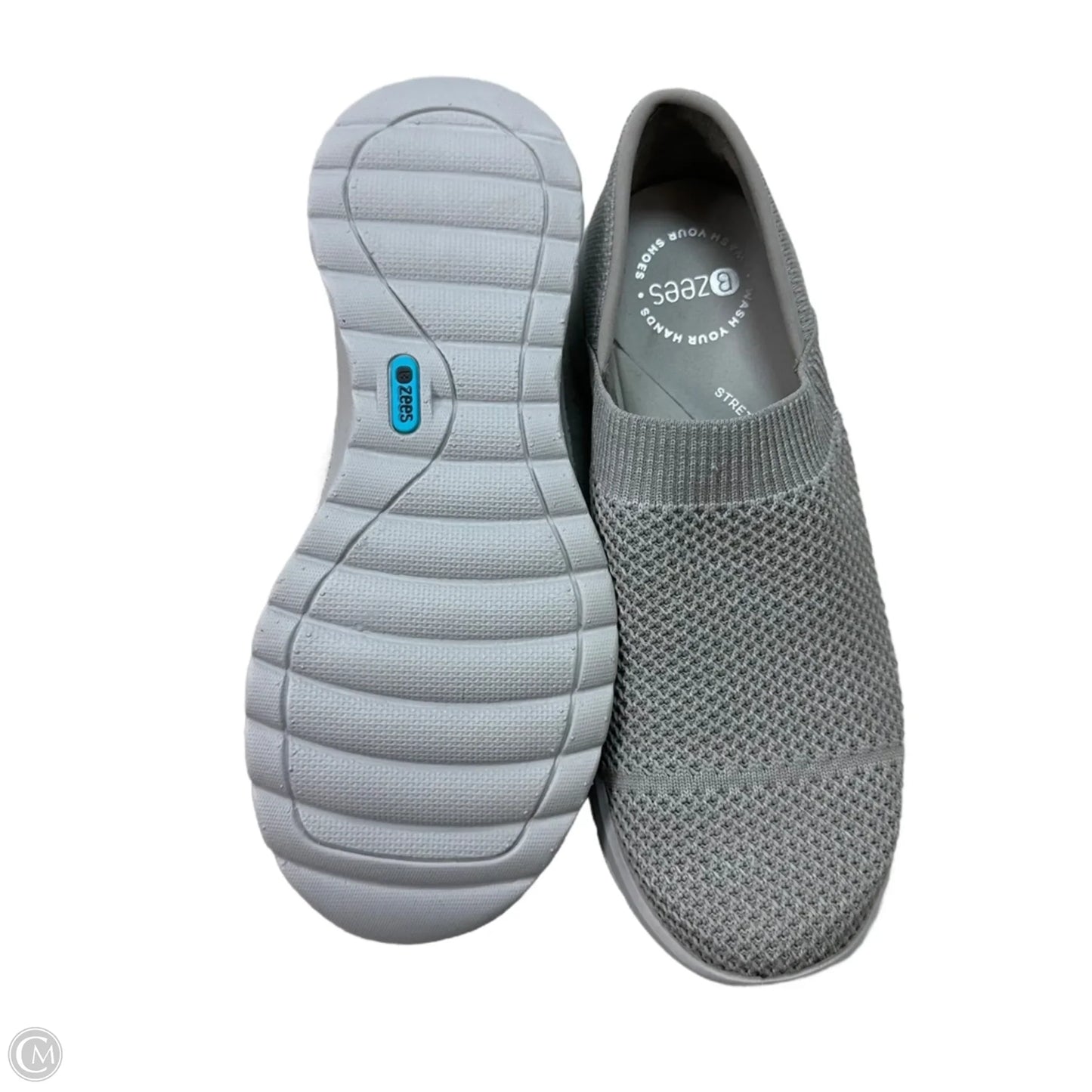 Shoes Sneakers By Bzees In Grey, Size: 8.5