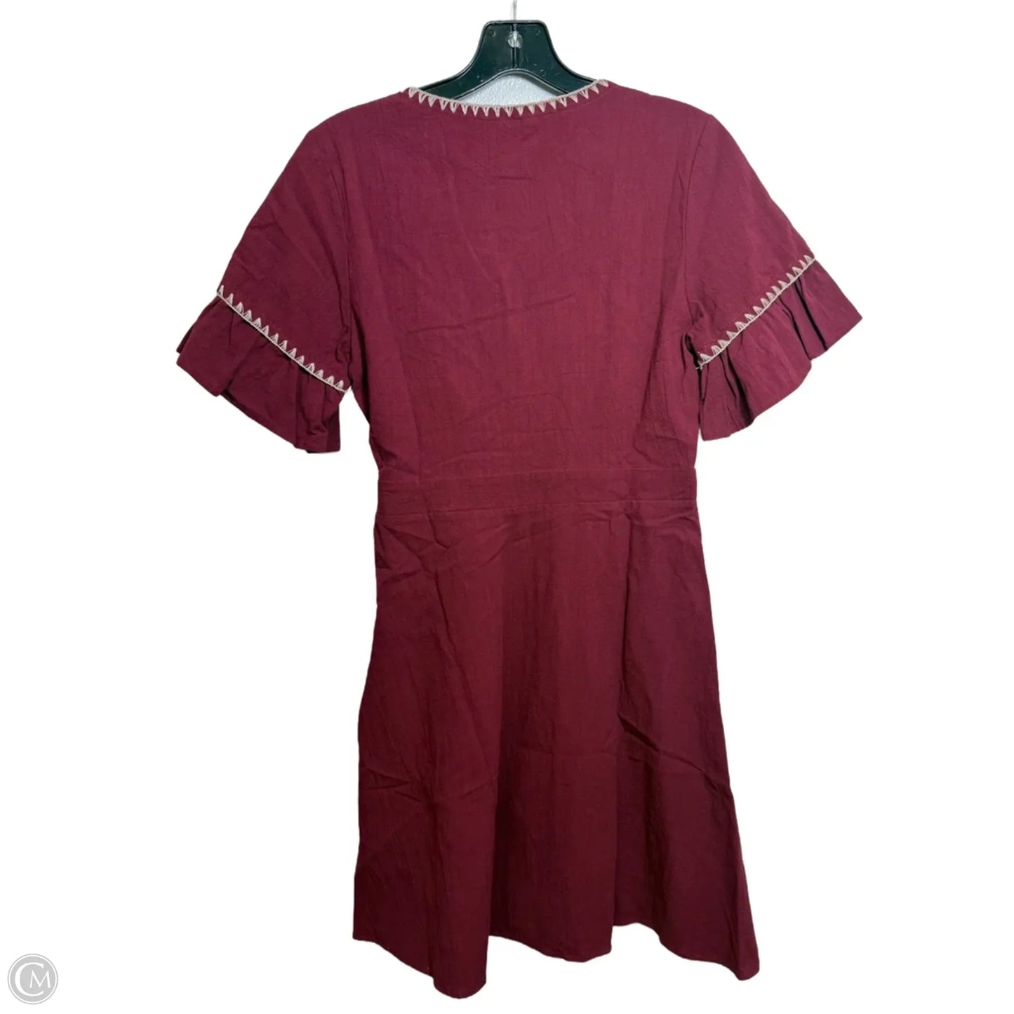 Dress Casual Short By She + Sky In Red, Size: S