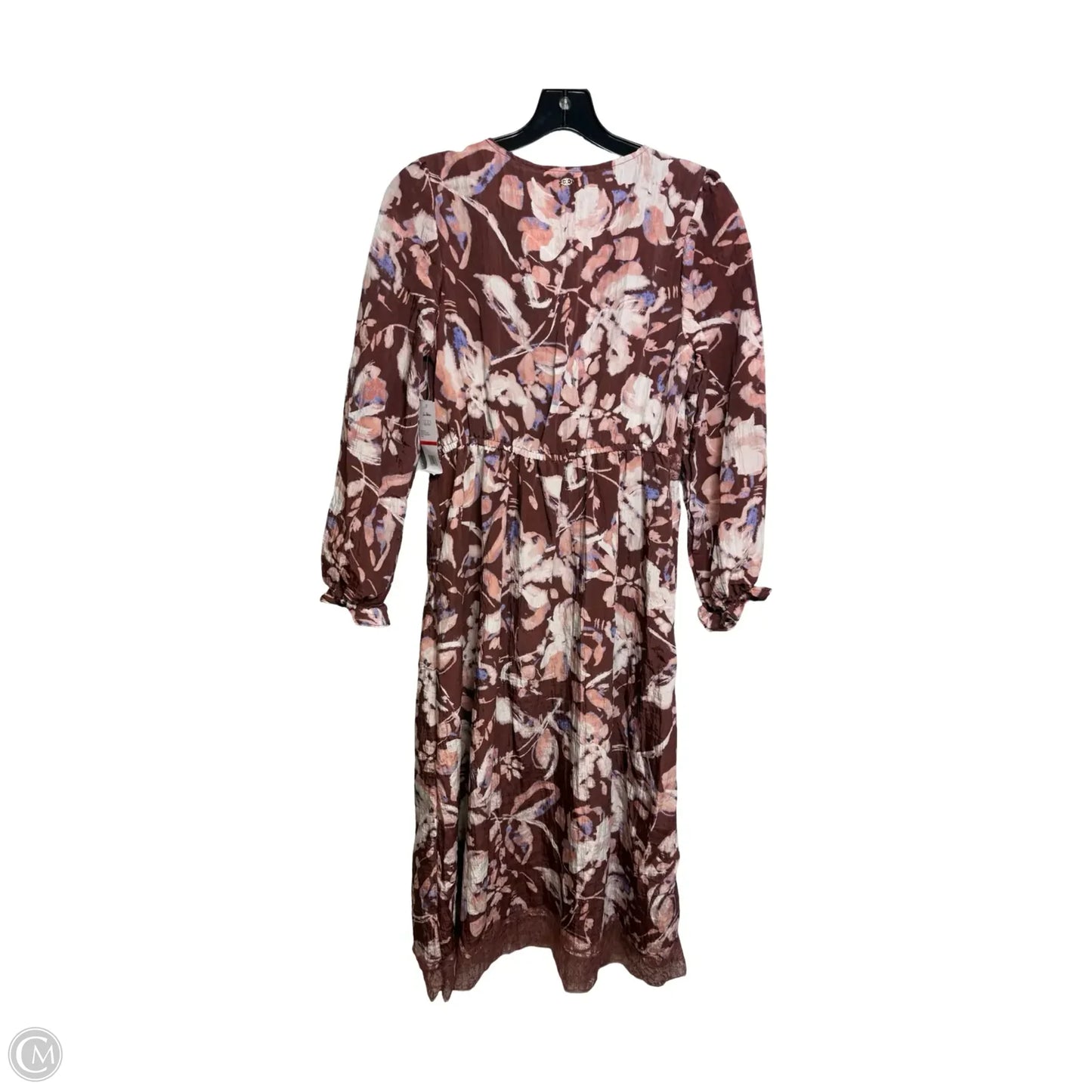 Floral Dress Casual Maxi By Sam Edelman In Brown, Size: Xs