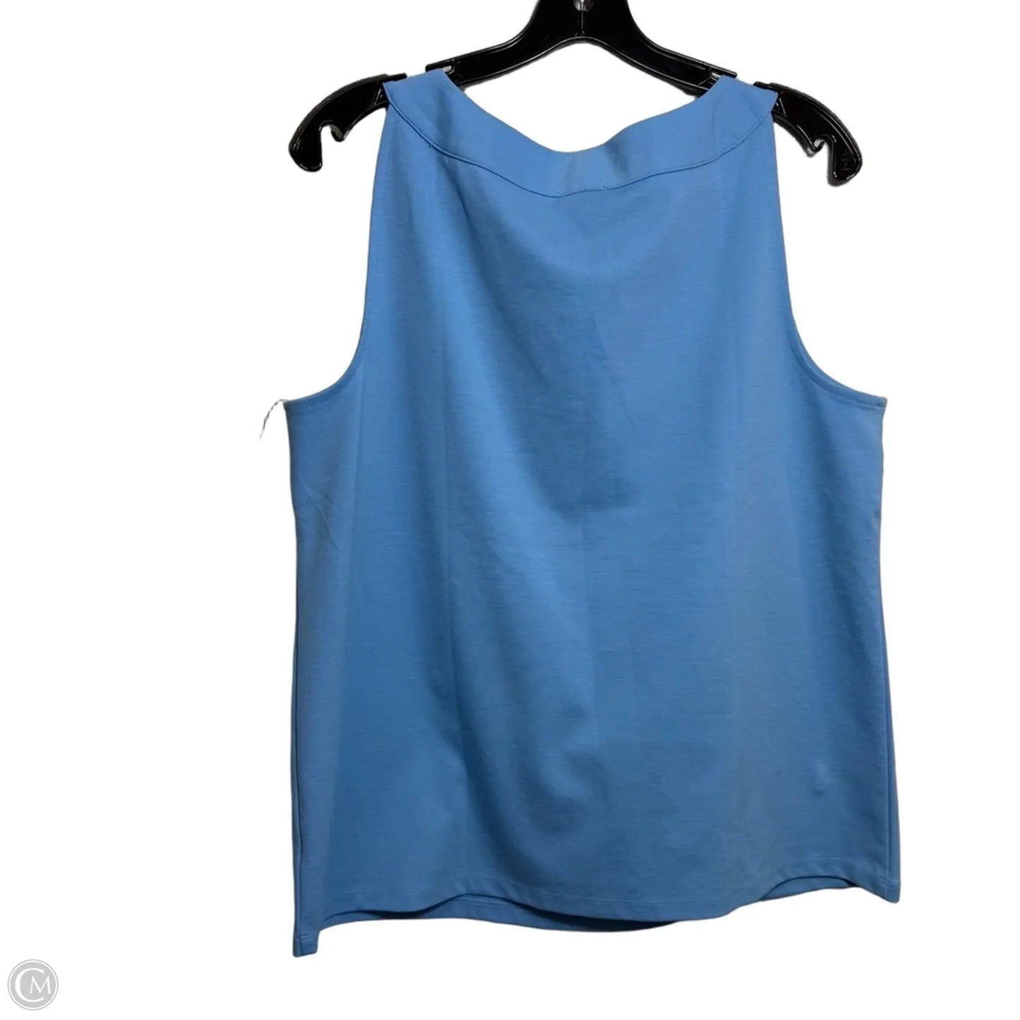 Top Sleeveless By Talbots In Blue, Size: L