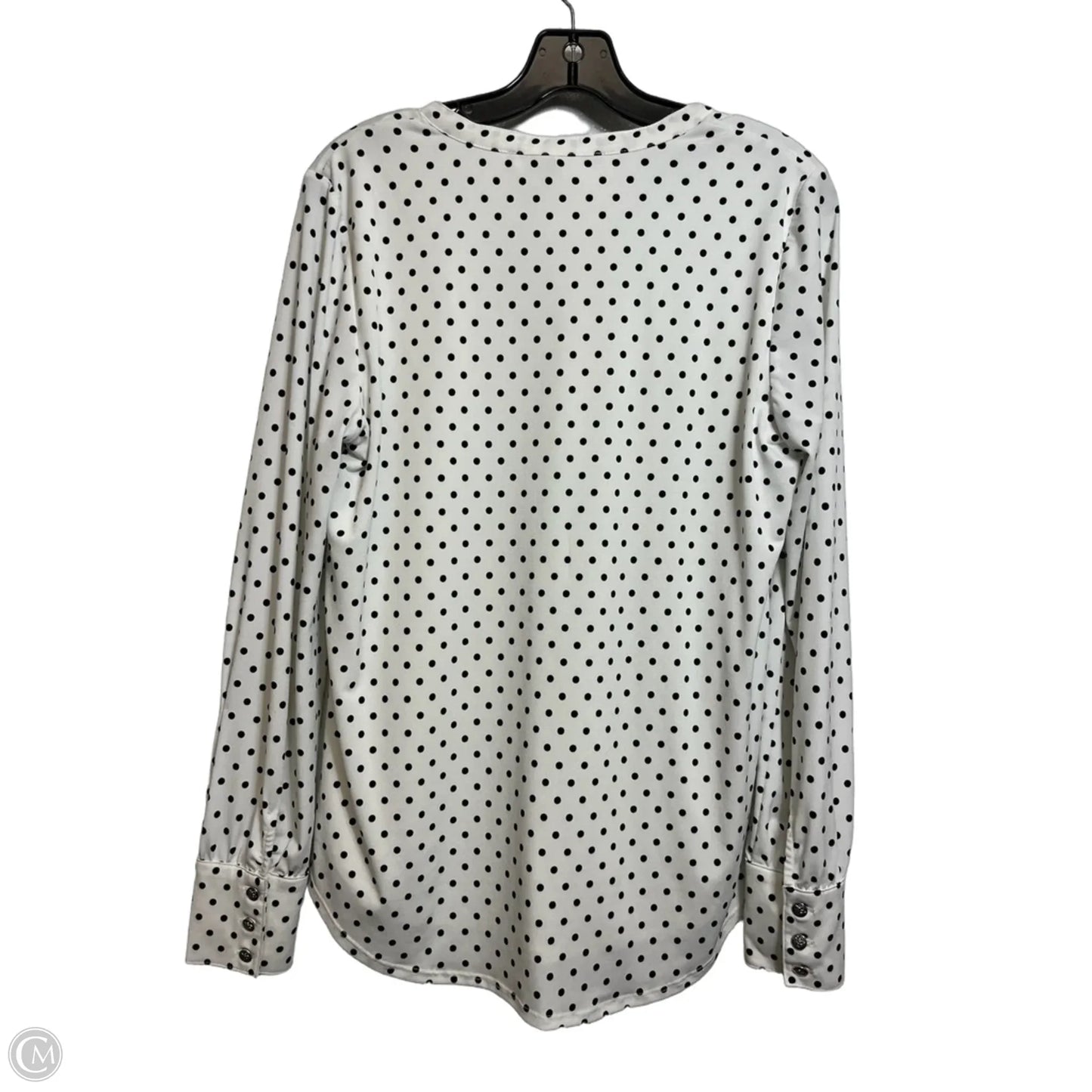 Top Long Sleeve By White House Black Market In White, Size: M