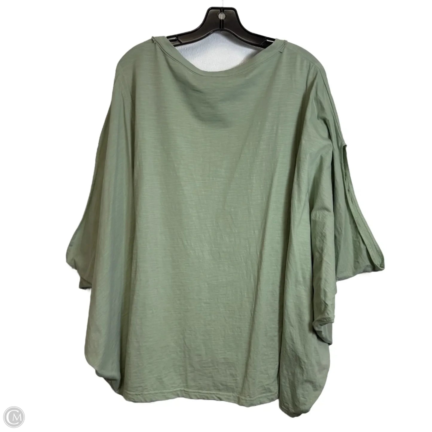 Top Sleeveless By Heyson In Green, Size: 1x