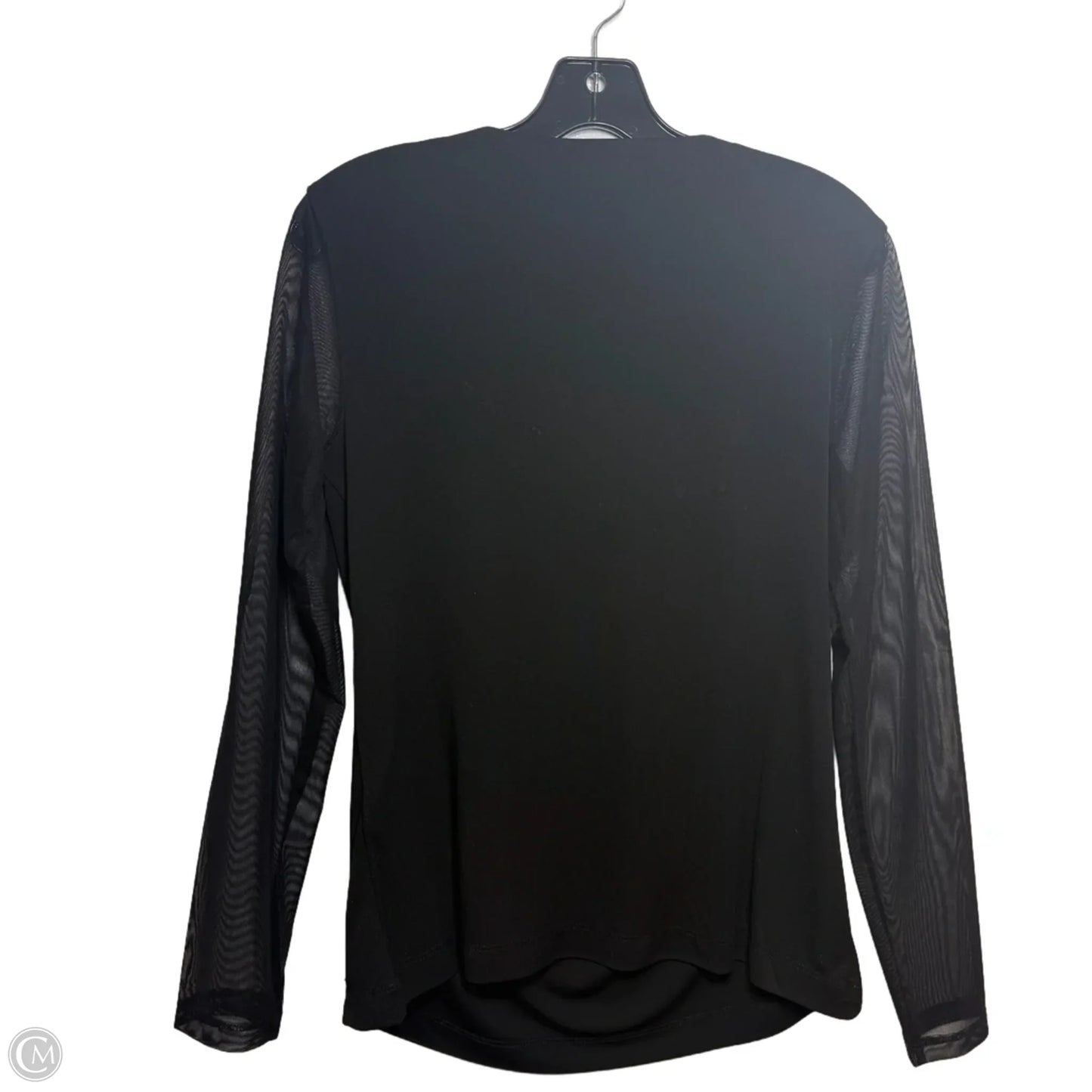 Top Long Sleeve By Elie Tahari In Black, Size: M